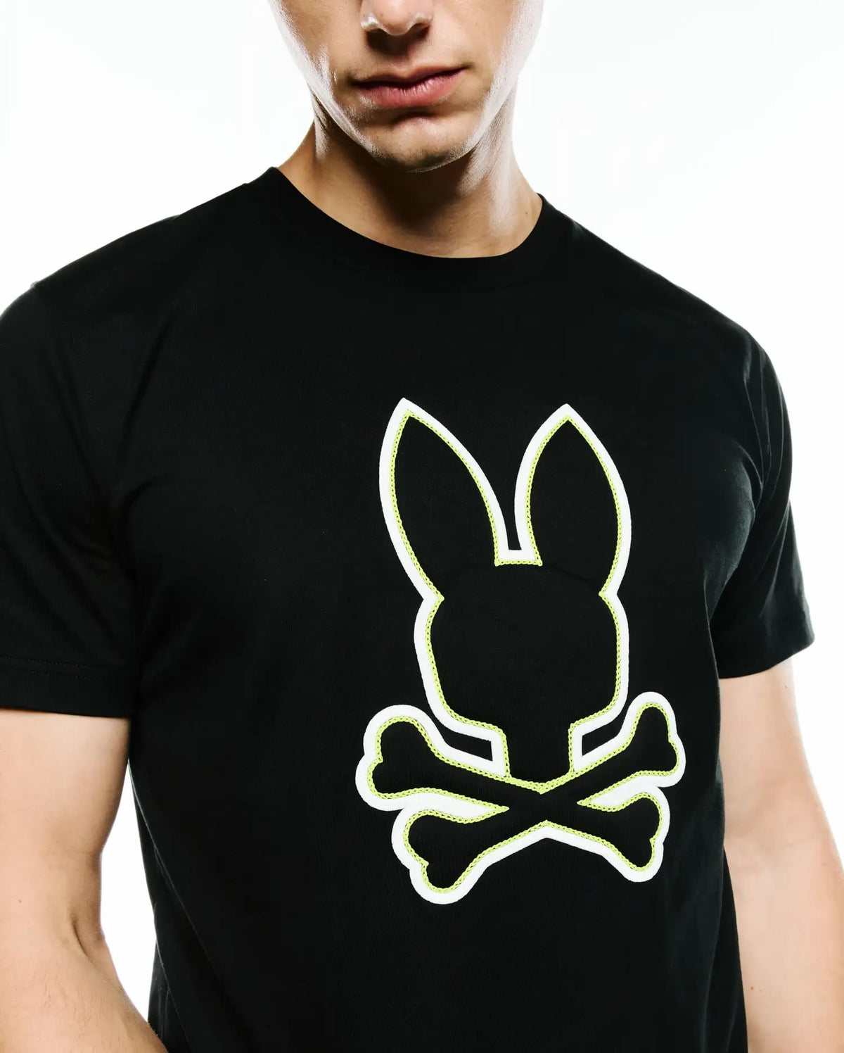 Men's Psycho Bunny Bruno Graphic Tee Black