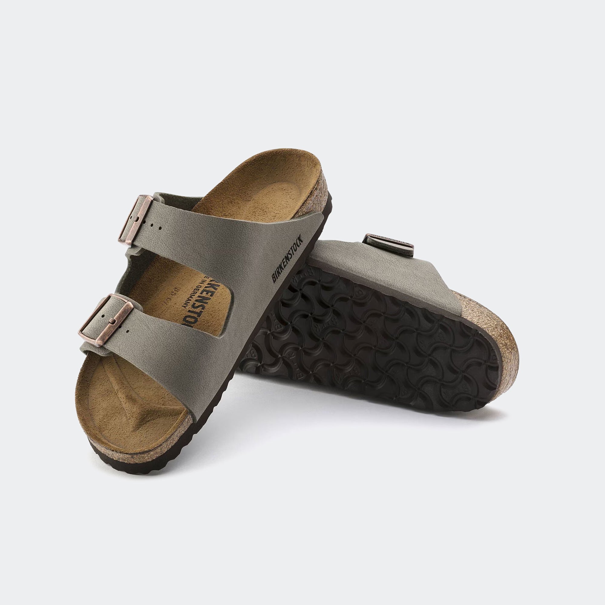 Men's BIRKENSTOCK Arizona Birkubuc Stone