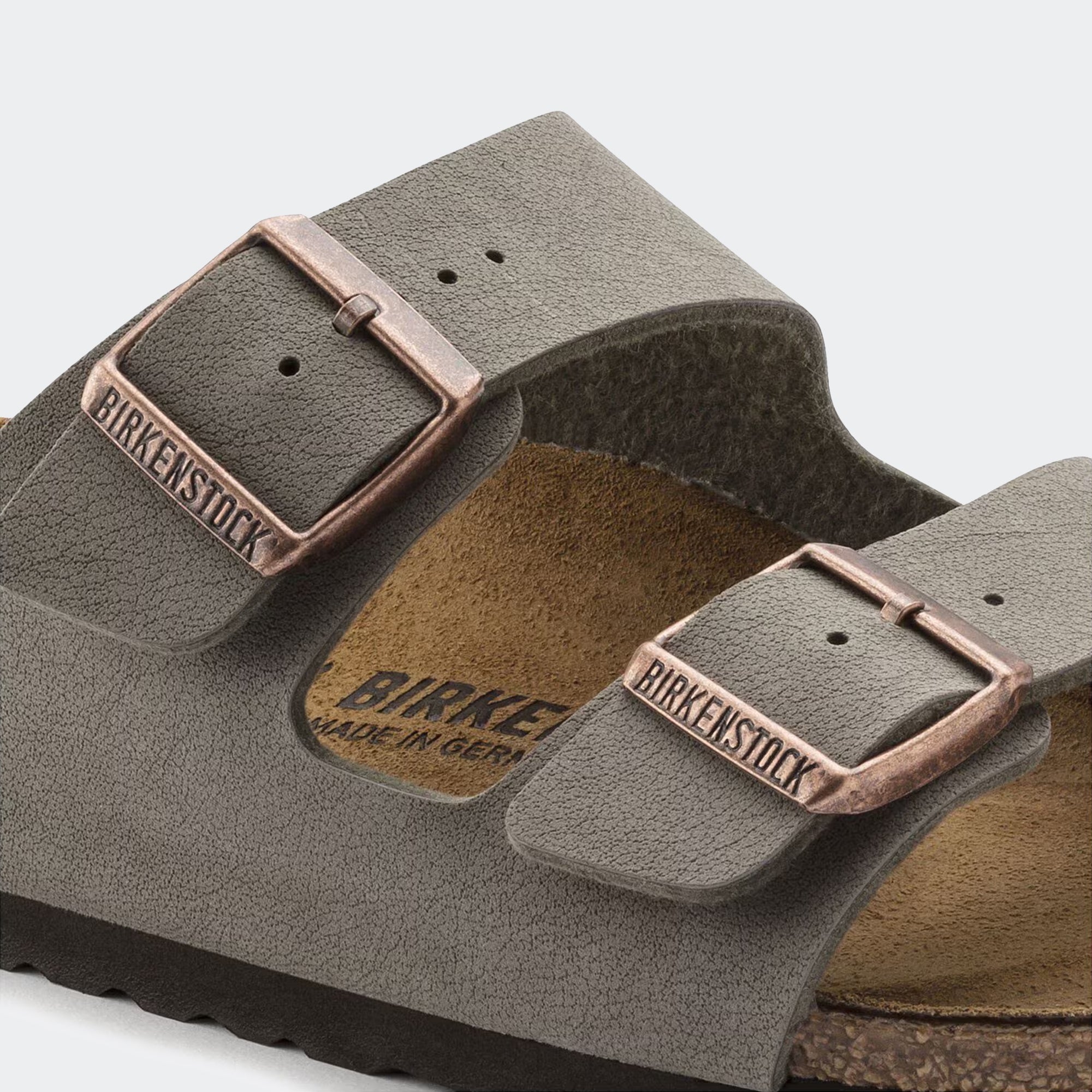 Men's BIRKENSTOCK Arizona Birkubuc Stone