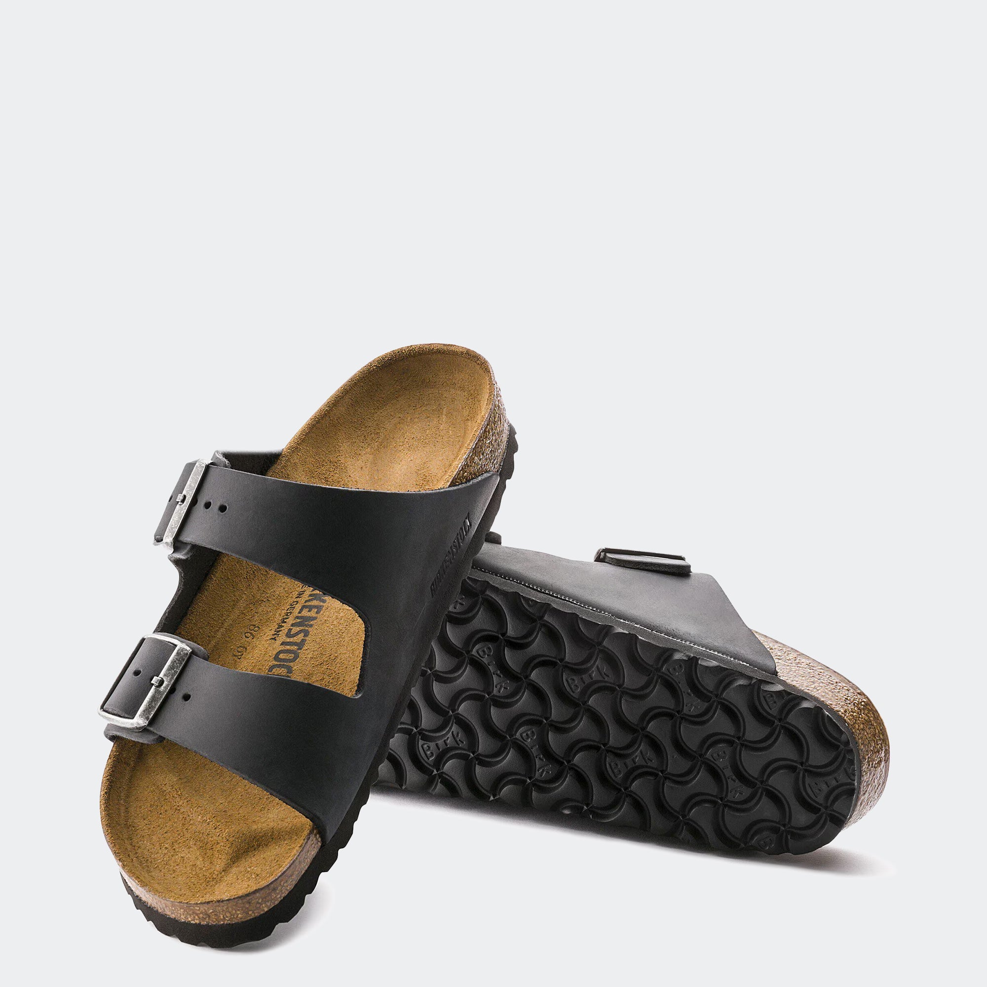Men's BIRKENSTOCK Arizona Oiled Leather Black