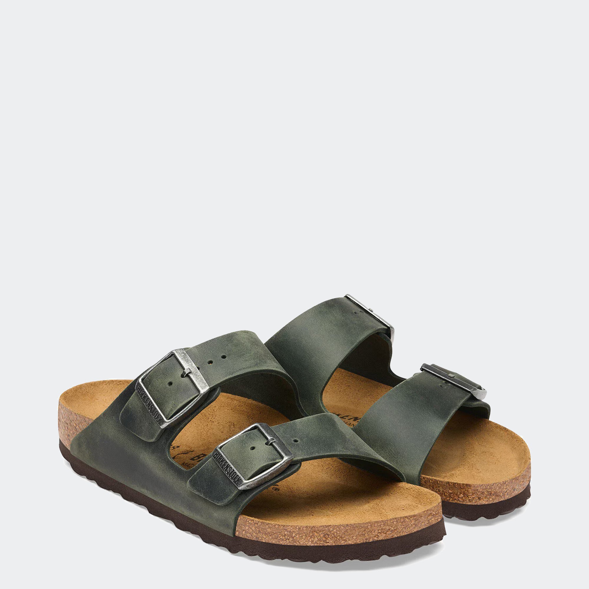 Men's BIRKENSTOCK Arizona Oiled Leather Thyme