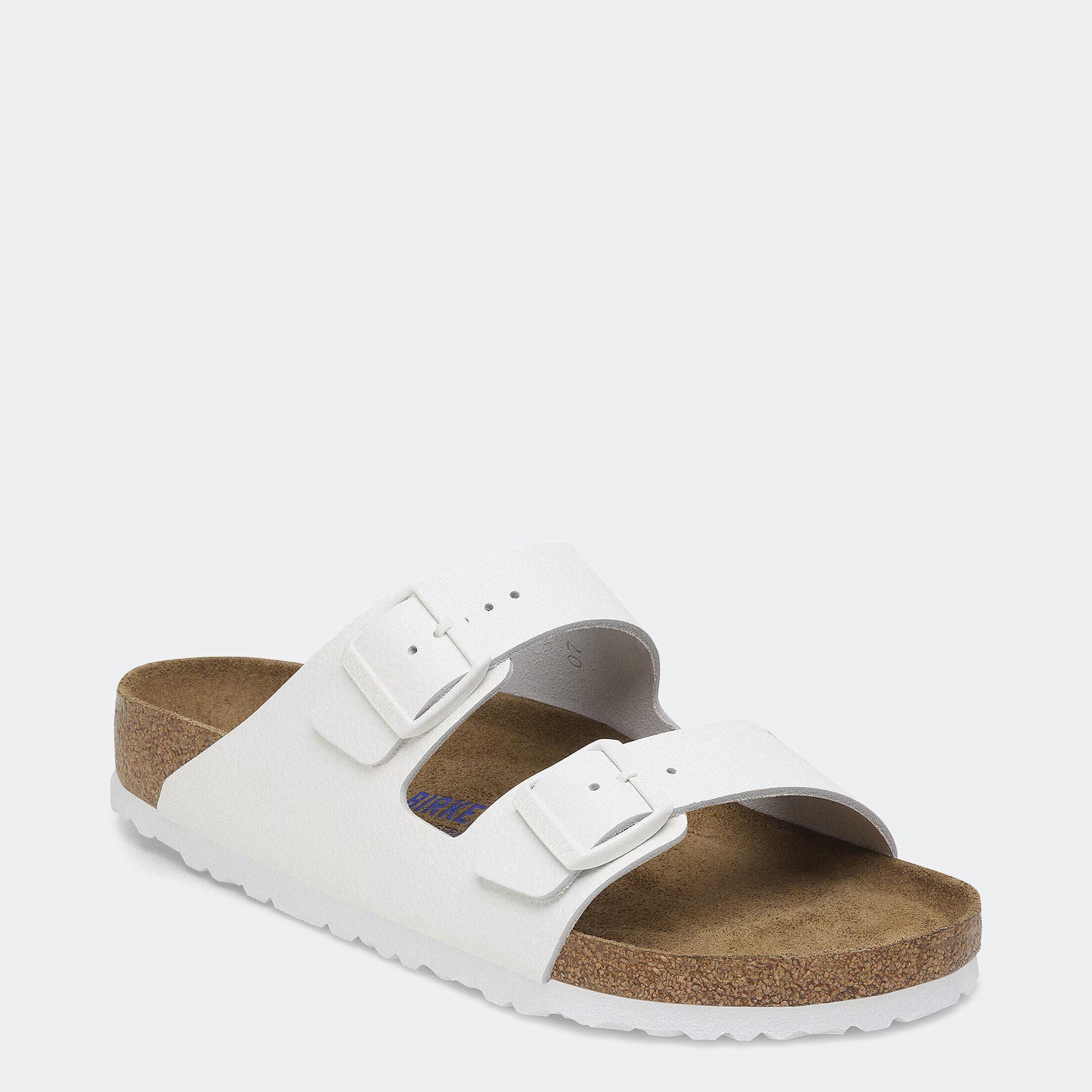 Men's BIRKENSTOCK Arizona Soft Footbed Leather White
