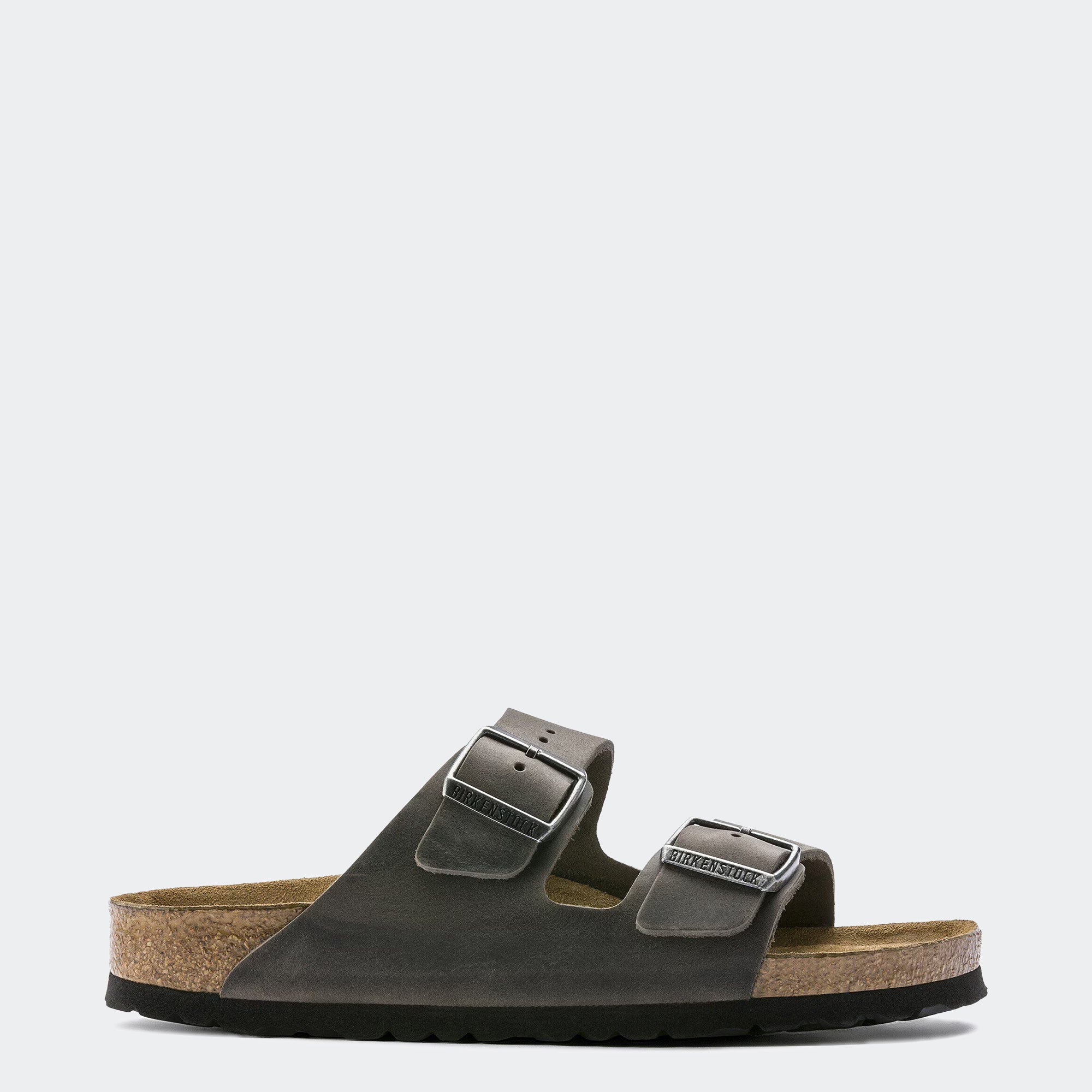 Men's BIRKENSTOCK Arizona Soft Footbed Oiled Leather Iron