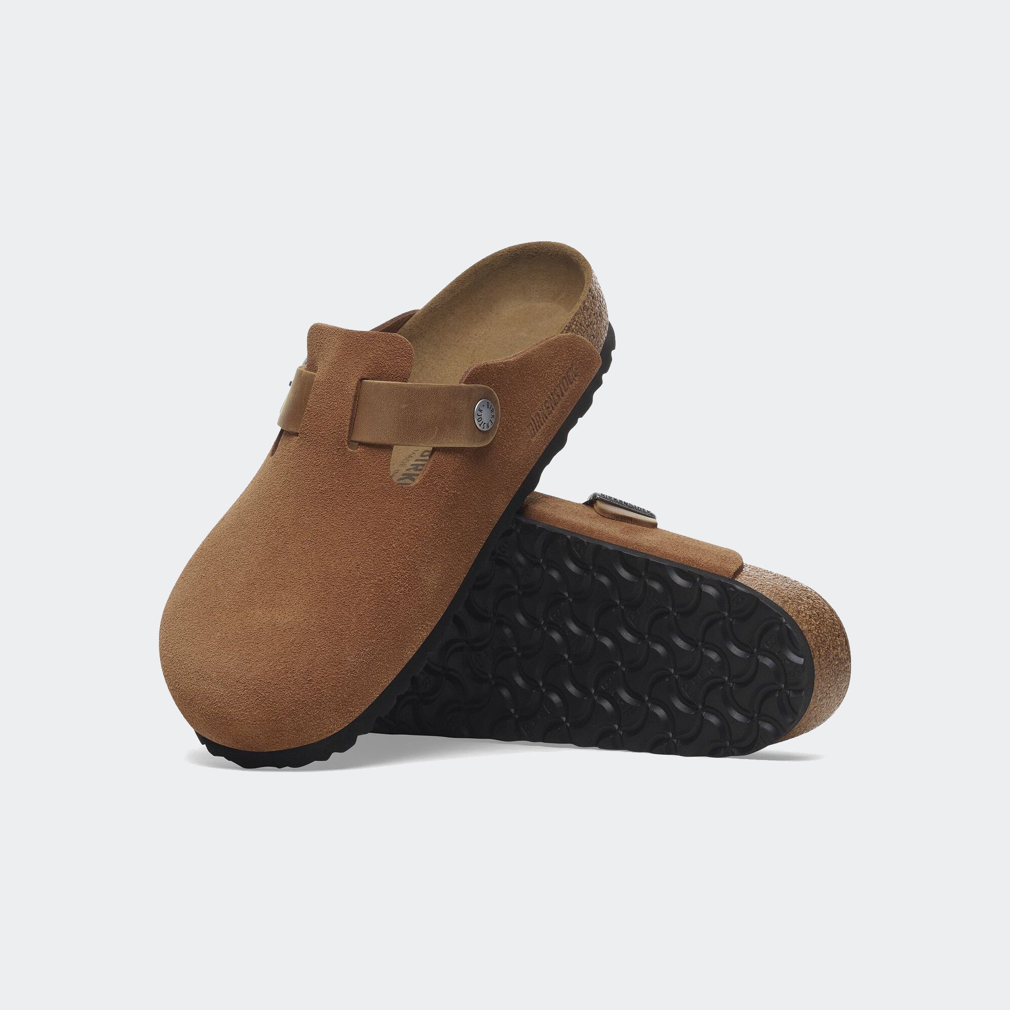 Men's BIRKENSTOCK Boston Mixed Leather Cognac | Chicago City Sports