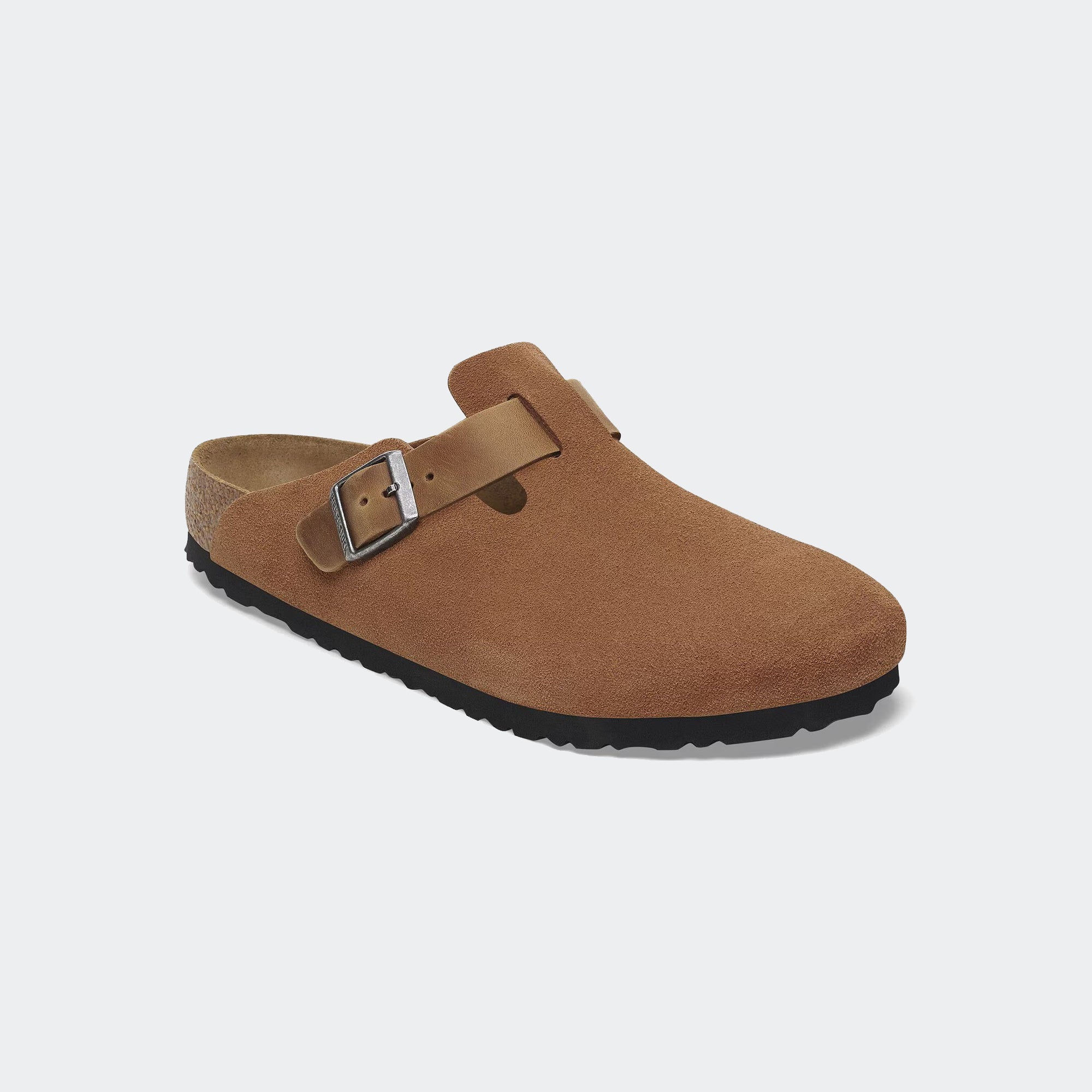 Men's BIRKENSTOCK Boston Mixed Leather Cognac | Chicago City Sports