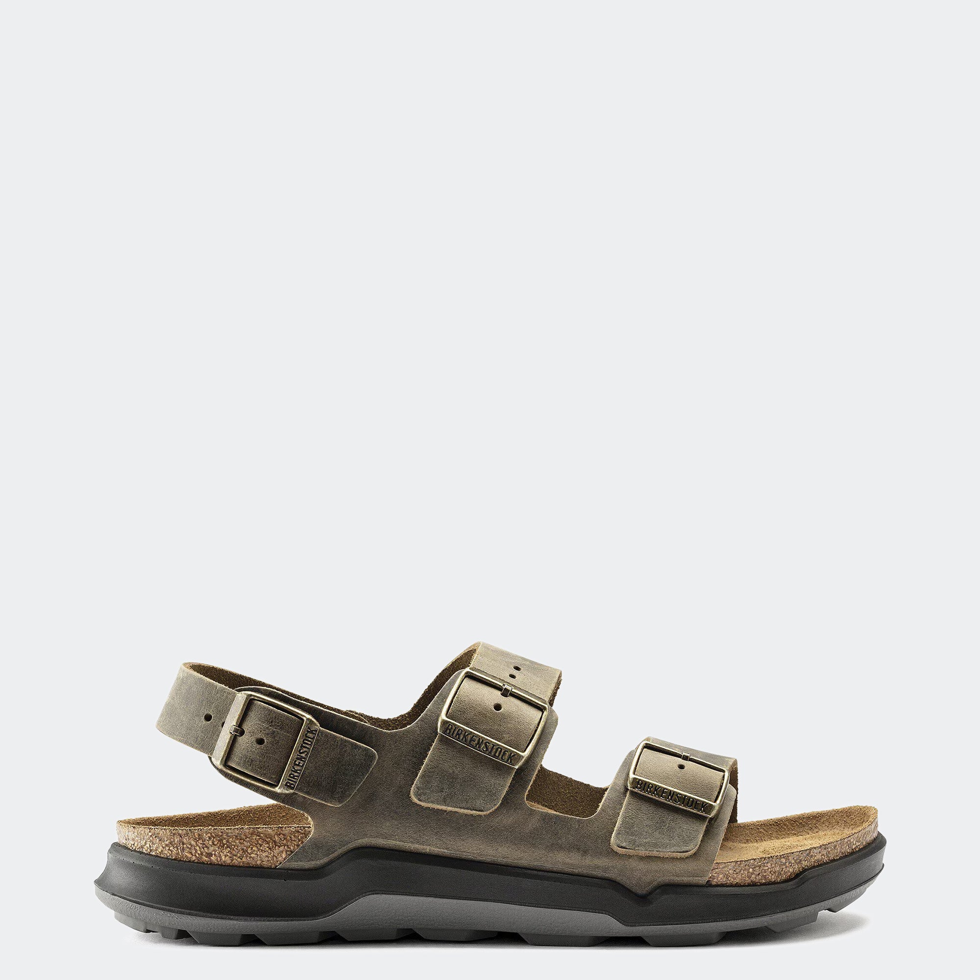 Men's BIRKENSTOCK Milano Crosstown Oiled Leather Faded Khaki