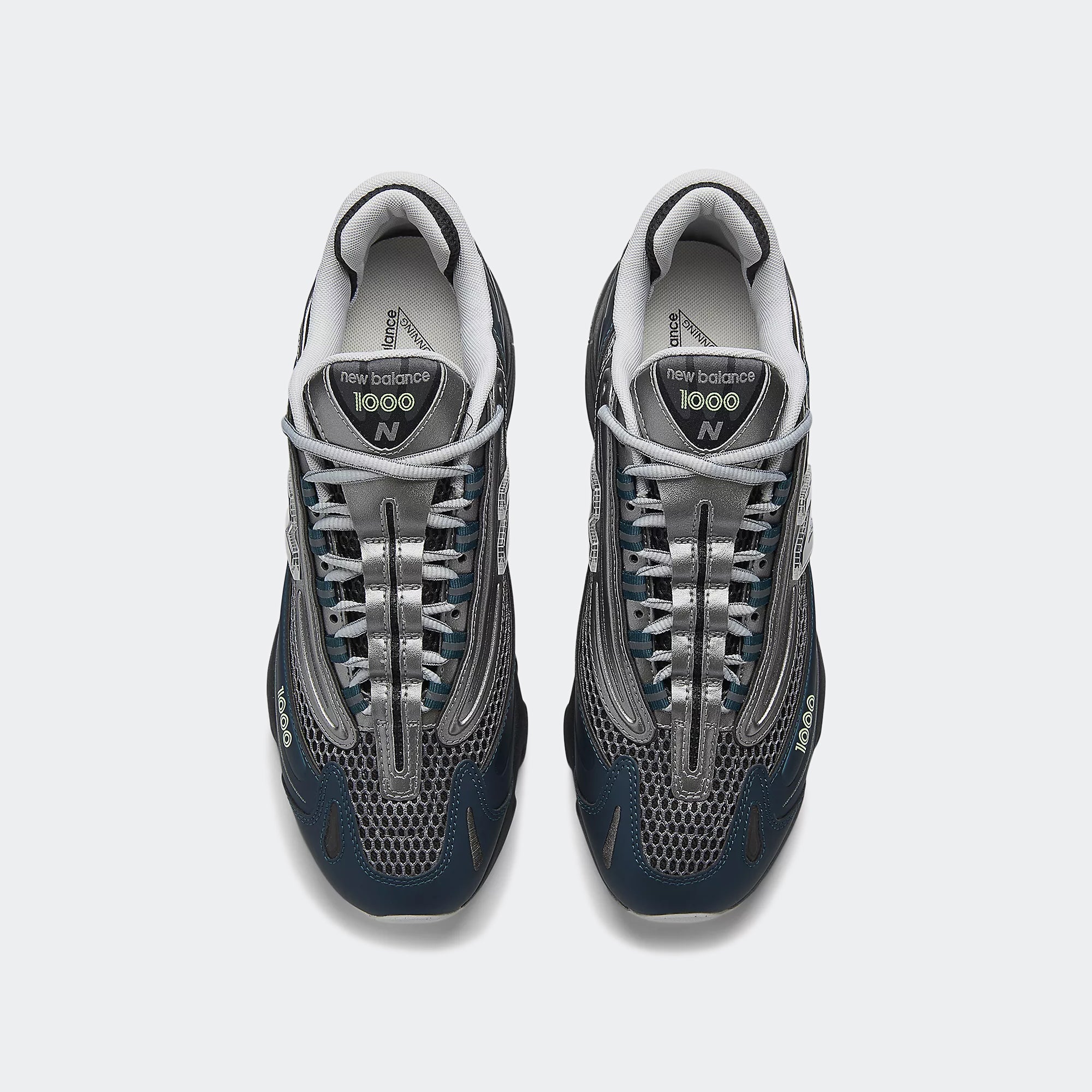 Men's New Balance 1000 Shoes Deep Ocean / Dark Silver Metallic