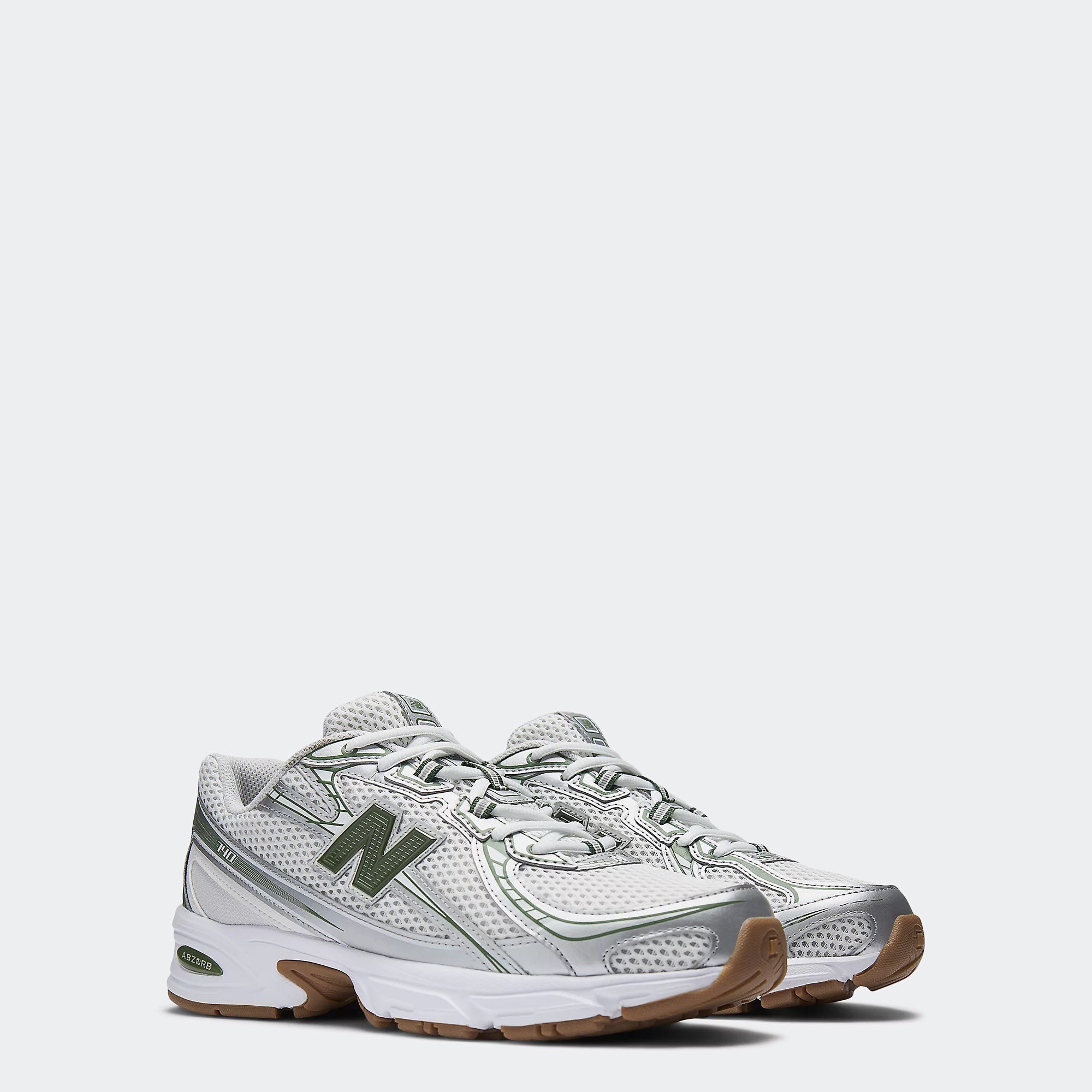 Men's New Balance 740 Shoes Grey Matter / Dark Alpine Green / Reflection