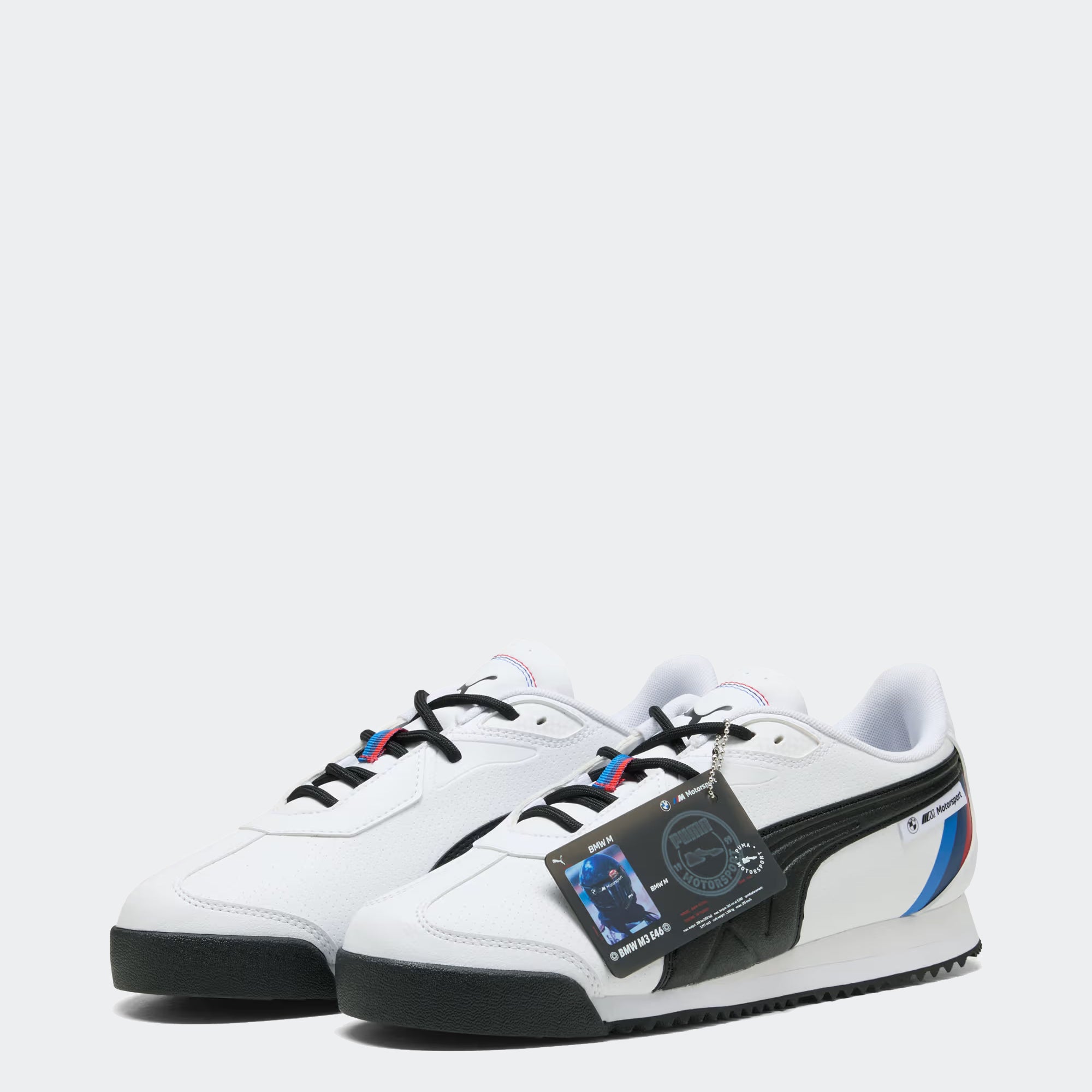 Men's PUMA BMW M Motorsport Roma Low Shoes White