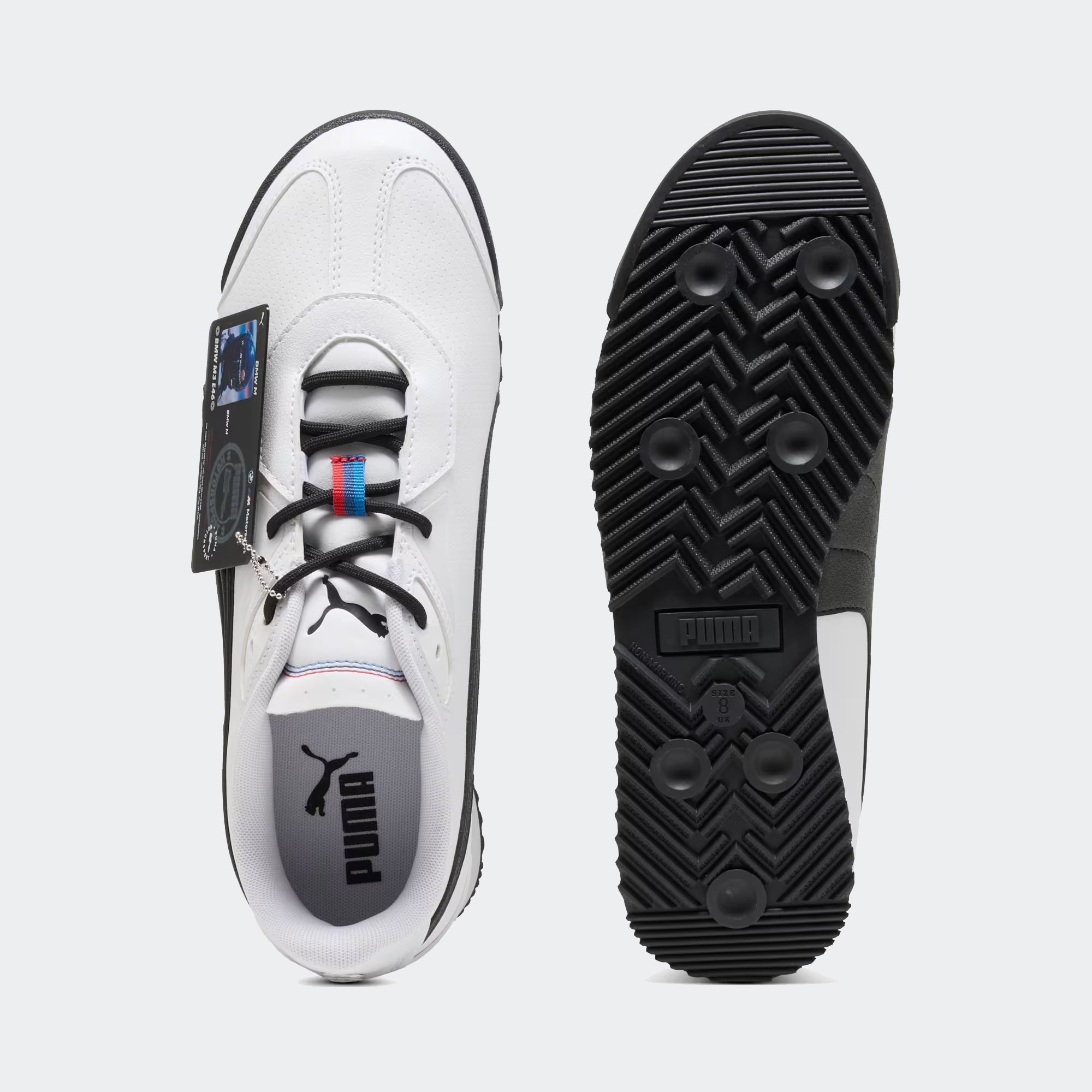 Men's PUMA BMW M Motorsport Roma Low Shoes White