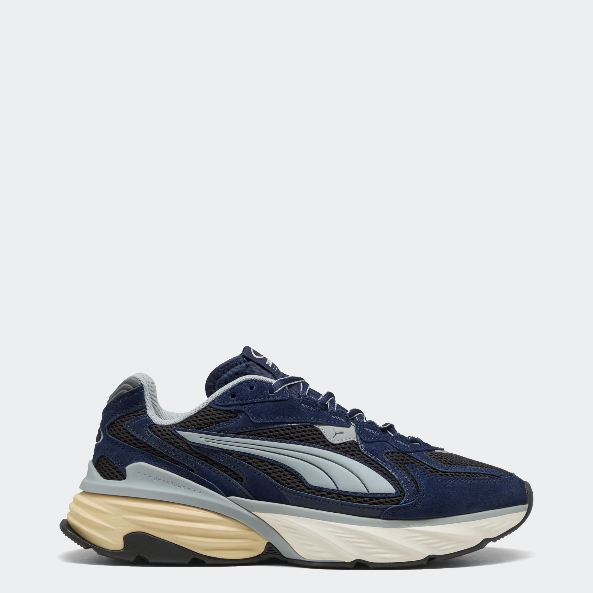 Men's PUMA Fade Nitro LS Suede Shoes Navy