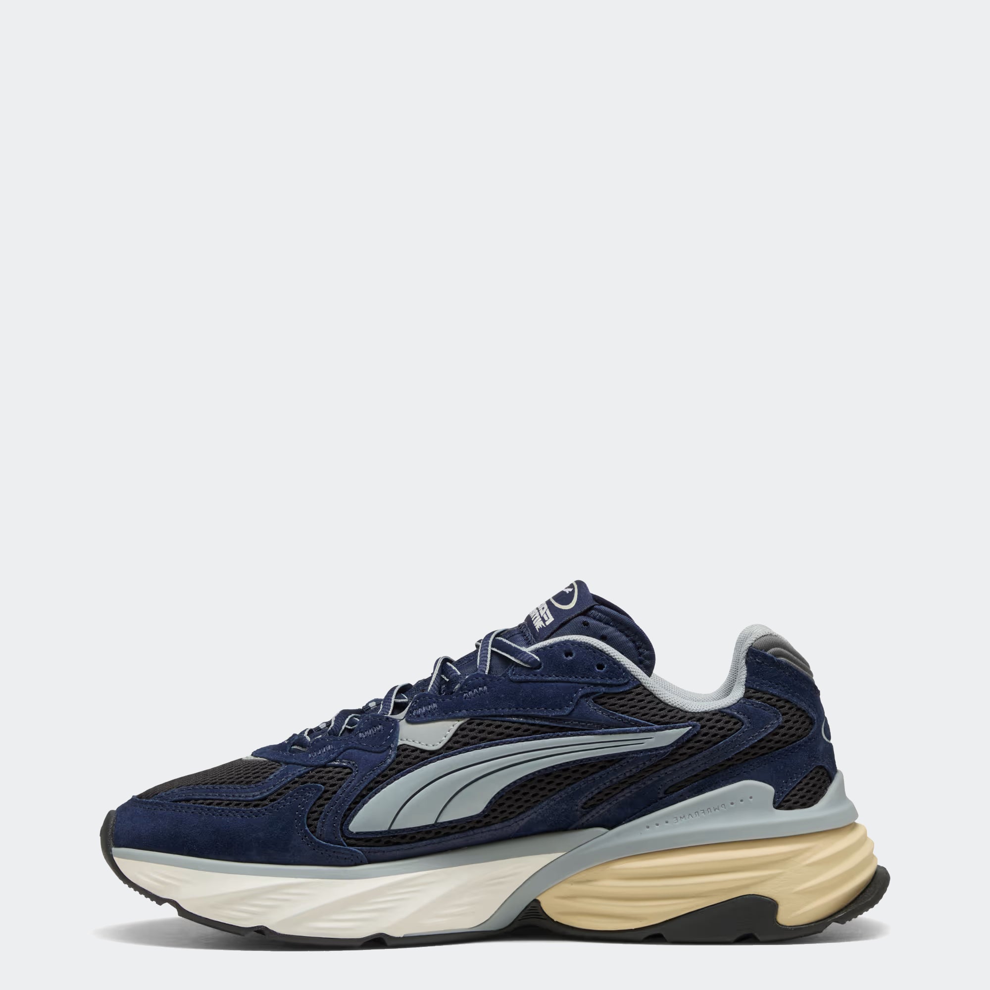 Men's PUMA Fade Nitro LS Suede Shoes Navy
