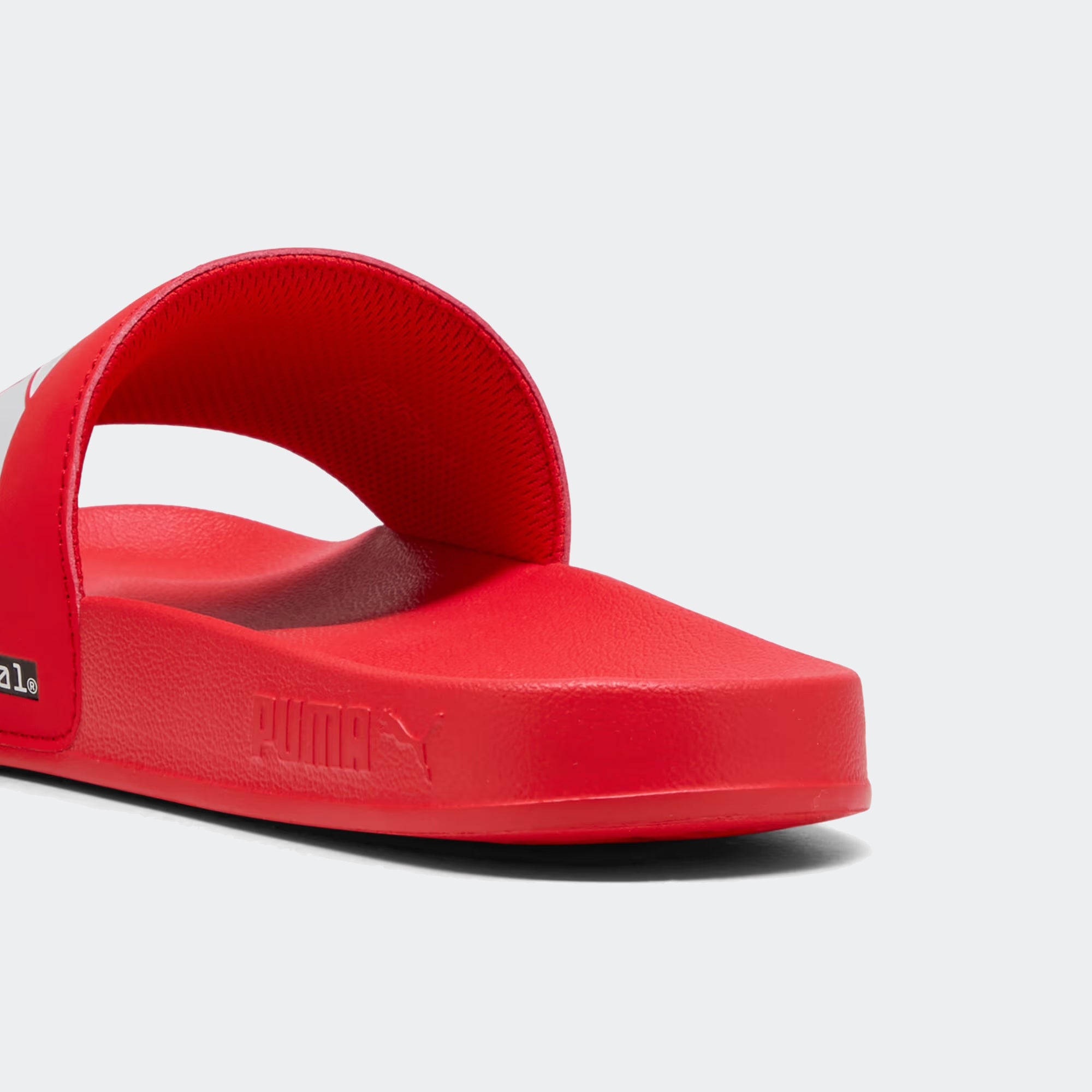 Men's PUMA Formula 1® Leadcat 2.0 Logo Slides Pop Red / PUMA White