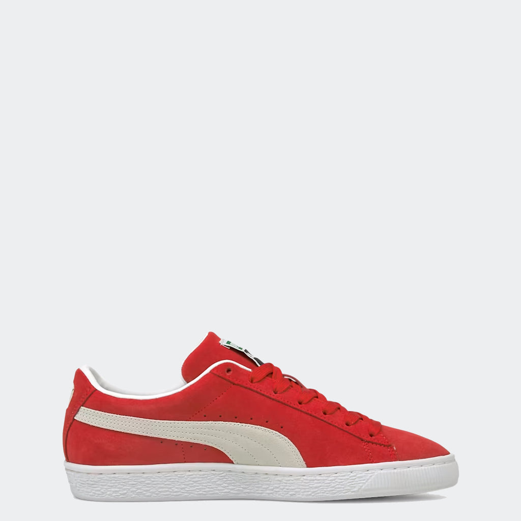 PUMA suede Classic XXI Sneakers High Risk Red White Men's Size 12