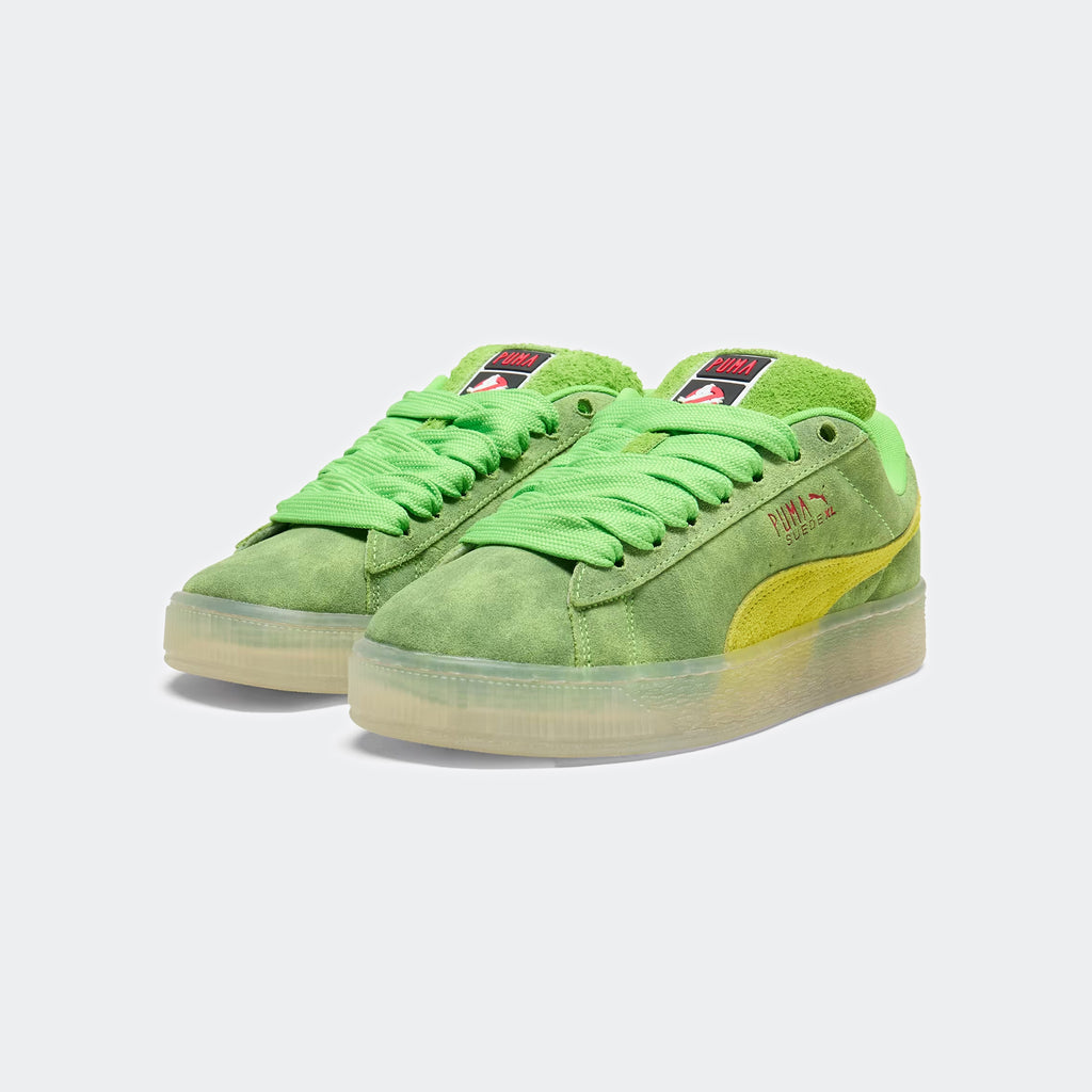 Men's PUMA x Ghostbusters Suede XL Slimer Sneakers Green