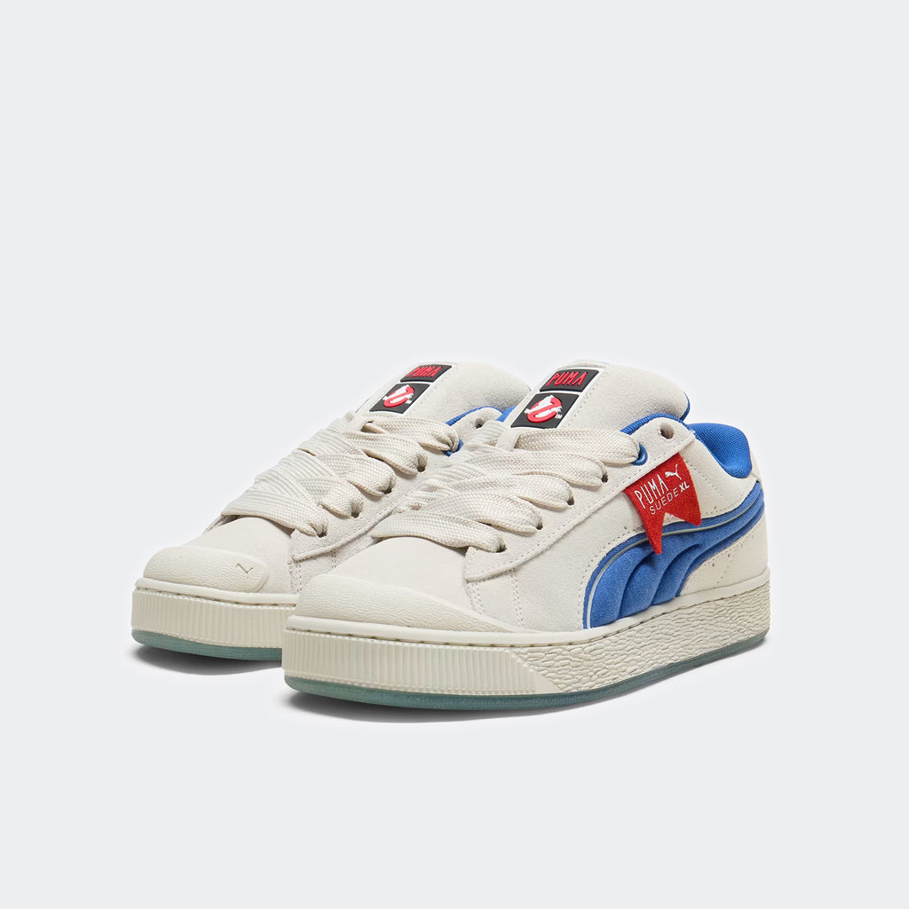 Men's PUMA x Ghostbusters Suede XL Stay Puft Sneakers Warm White