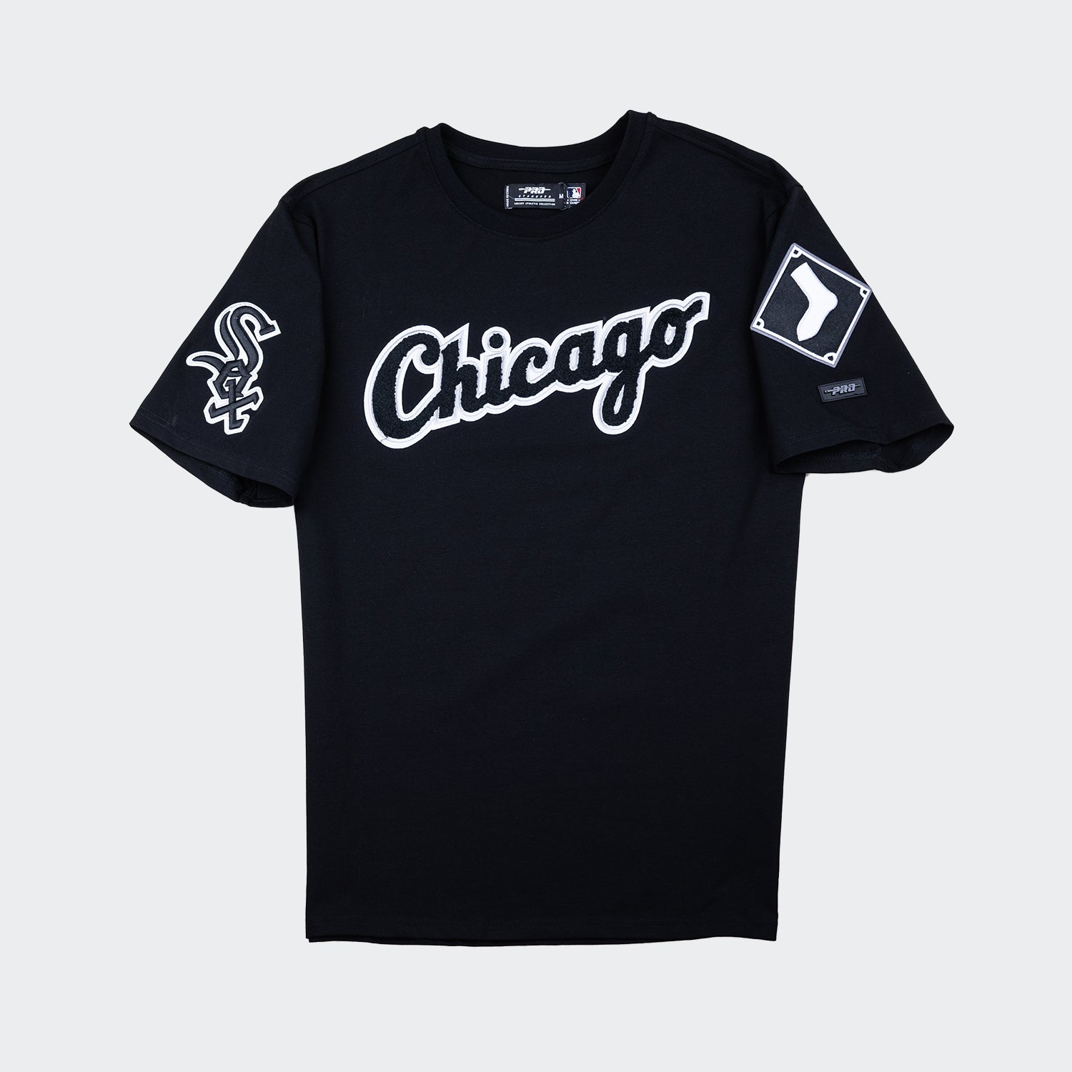Pro Standard Men's Black Chicago White Sox Team Logo T-Shirt - Black
