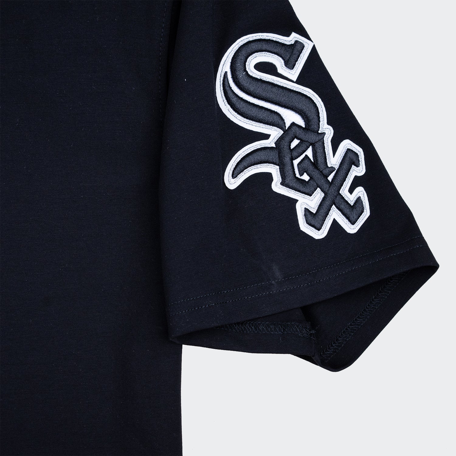 Chicago White Sox New Era Women's Crew-Neck T Shirt - Grey/White x Small