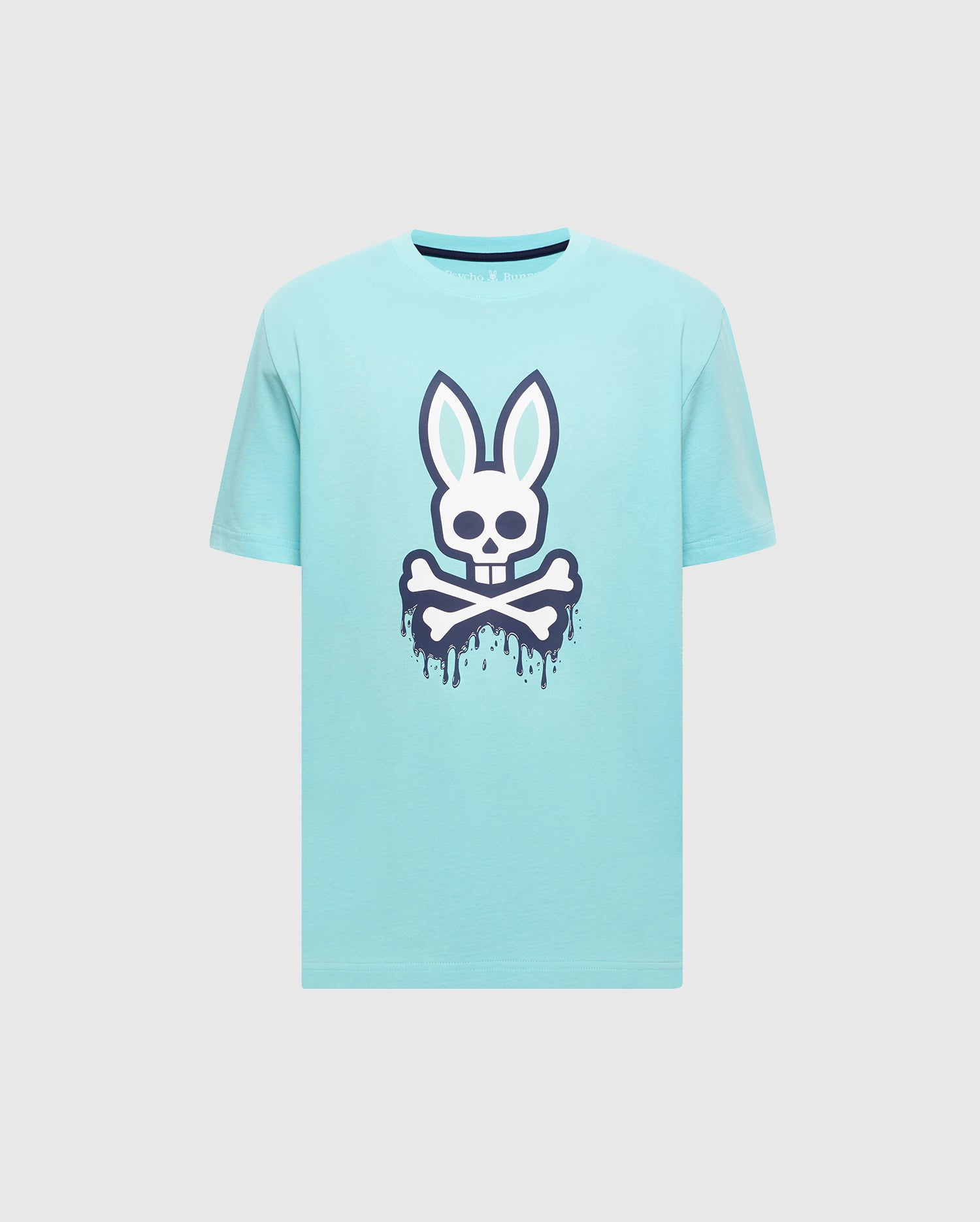 Men's Psycho Bunny Carl Graphic Tee Antigua Sand Blue