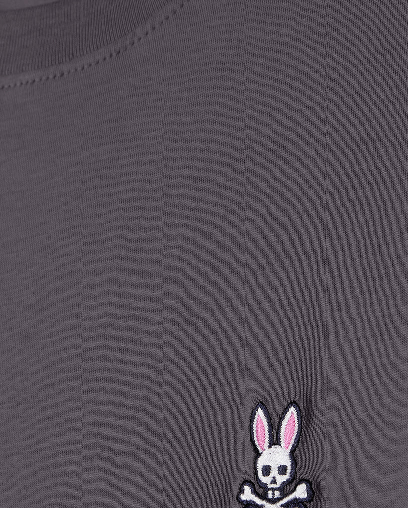 Men's Psycho Bunny Classic Crew Neck Tee Blackened Pearl