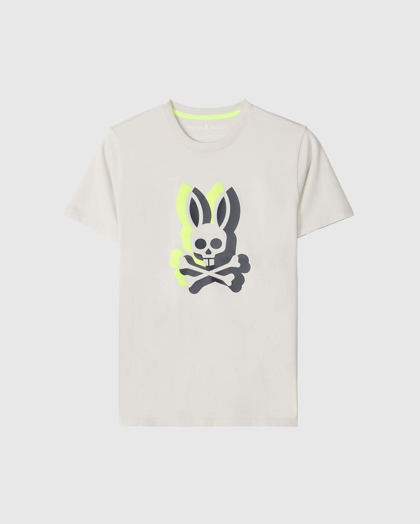 Men's Psycho Bunny Groves Graphic Tee Pearl