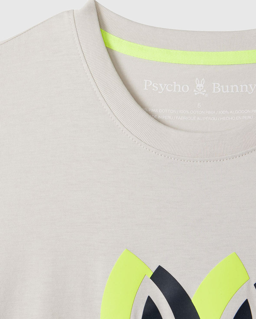Men's Psycho Bunny Groves Graphic Tee Pearl