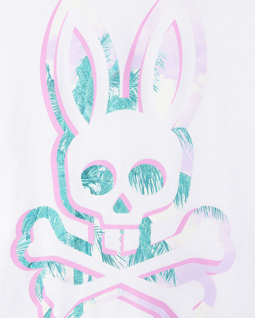 Men's Psycho Bunny Leonard Graphic Tee White