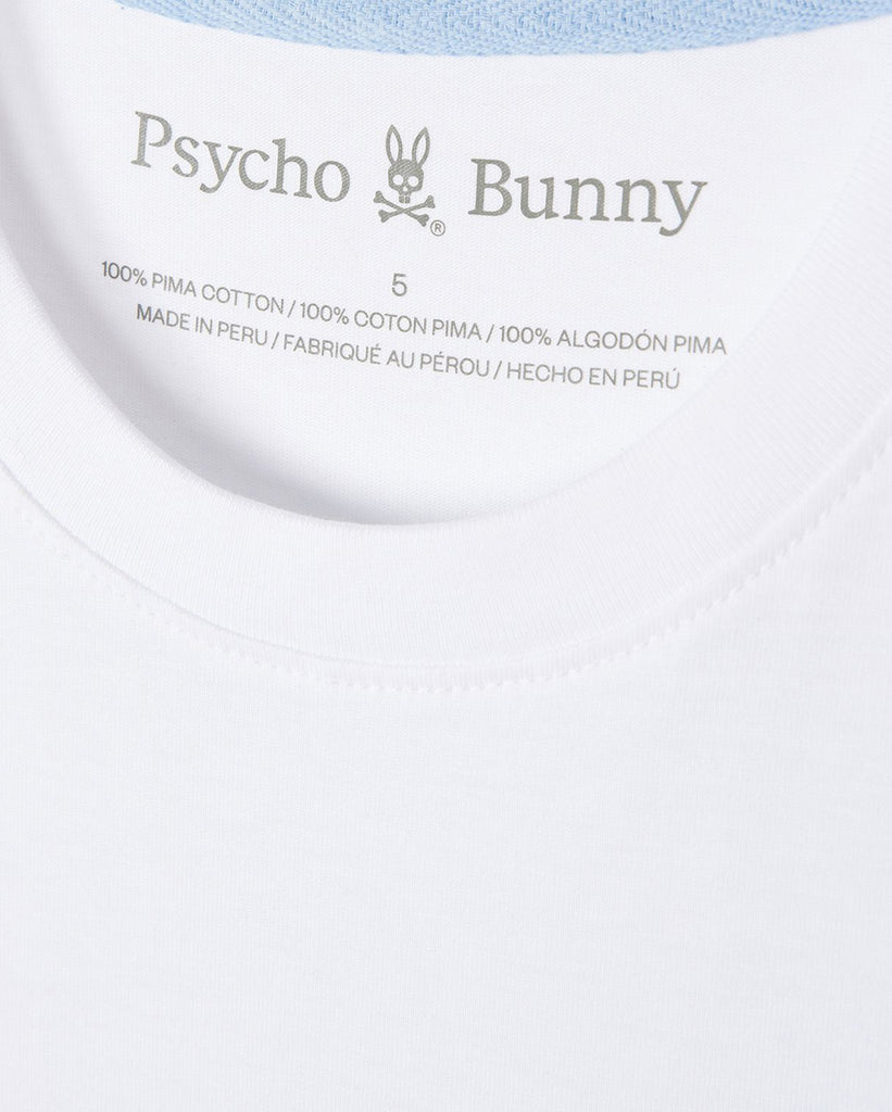 Men's Psycho Bunny Mason Graphic Tee White