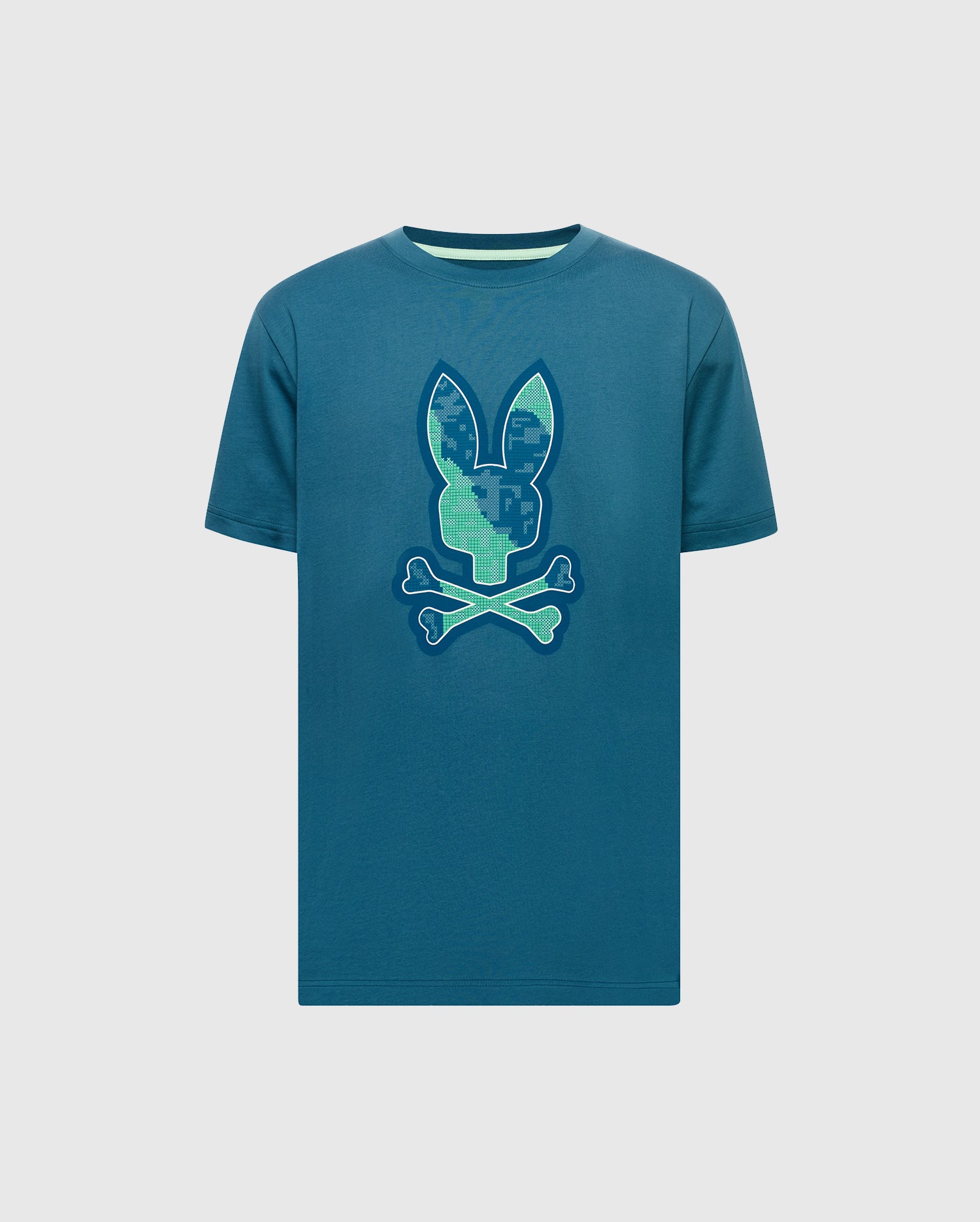 Men's Psycho Bunny Olivier Graphic Tee Mallard Blue