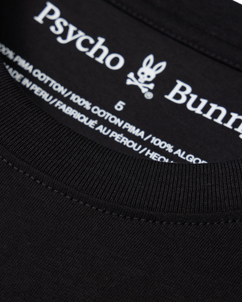 Men's Psycho Bunny Randolph Graphic Tee Black