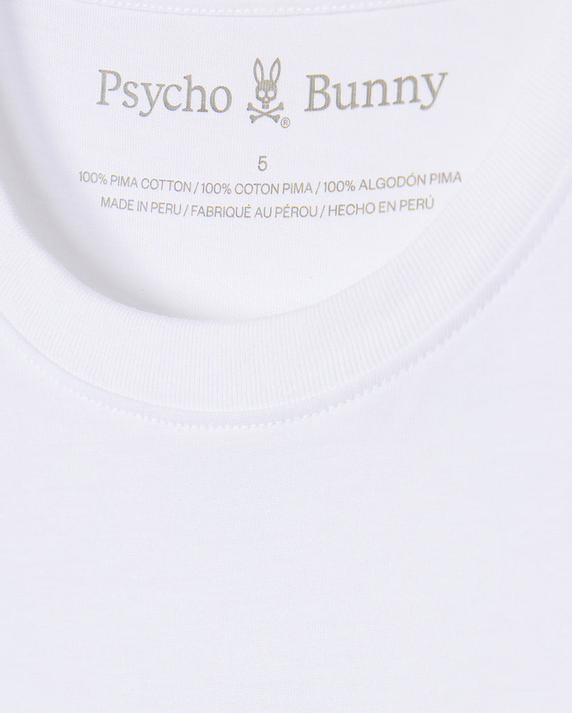 Men's Psycho Bunny Randolph Graphic Tee White