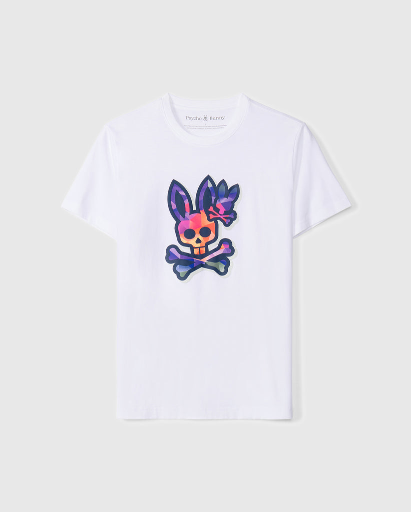 Men's Psycho Bunny Randolph Graphic Tee White