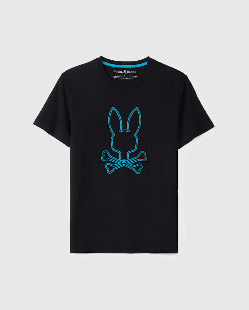 Men's Psycho Bunny Richardson Graphic Tee Black