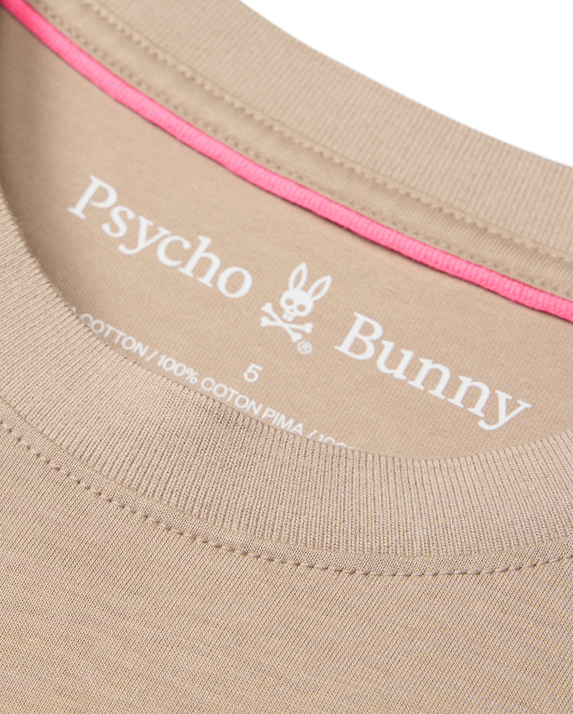 Men's Psycho Bunny Stanwood Fashion Tee Stone