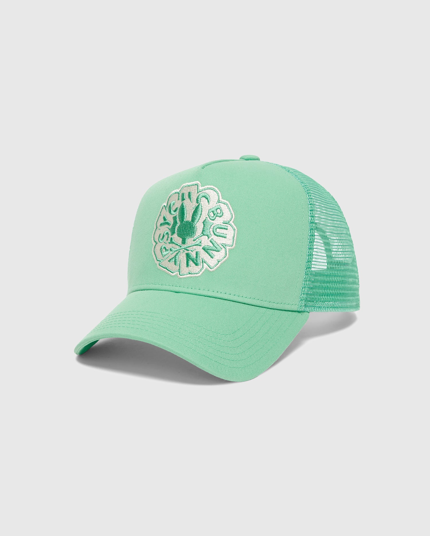 Men's Psycho Bunny Toby Trucker Cap Light Grass Green