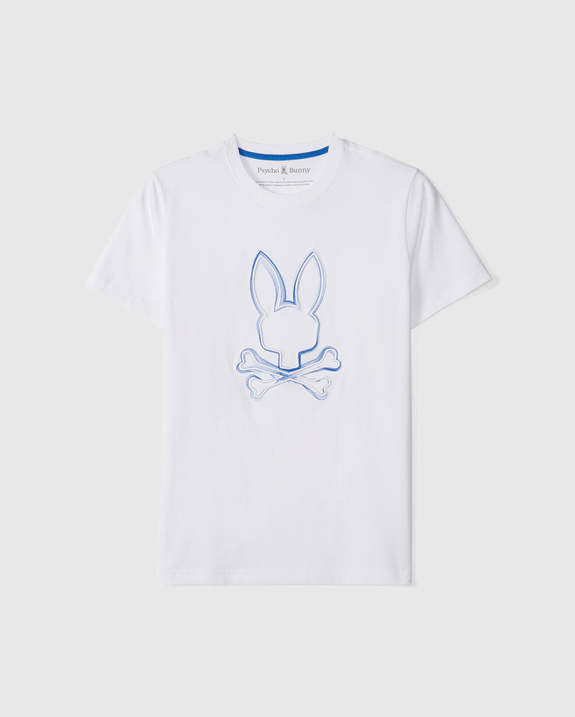 Men's Psycho Bunny Vincent Graphic Tee White