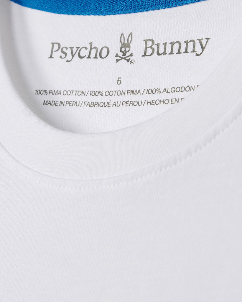 Men's Psycho Bunny Vincent Graphic Tee White