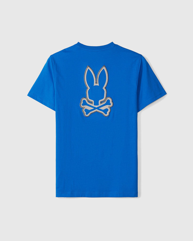 Men's Psycho Bunny Walter Back Graphic Tee Nautical Blue