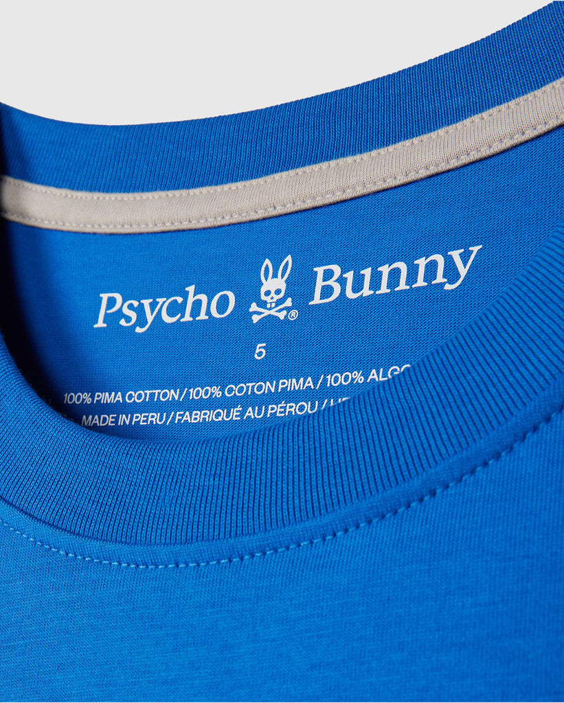 Men's Psycho Bunny Walter Back Graphic Tee Nautical Blue