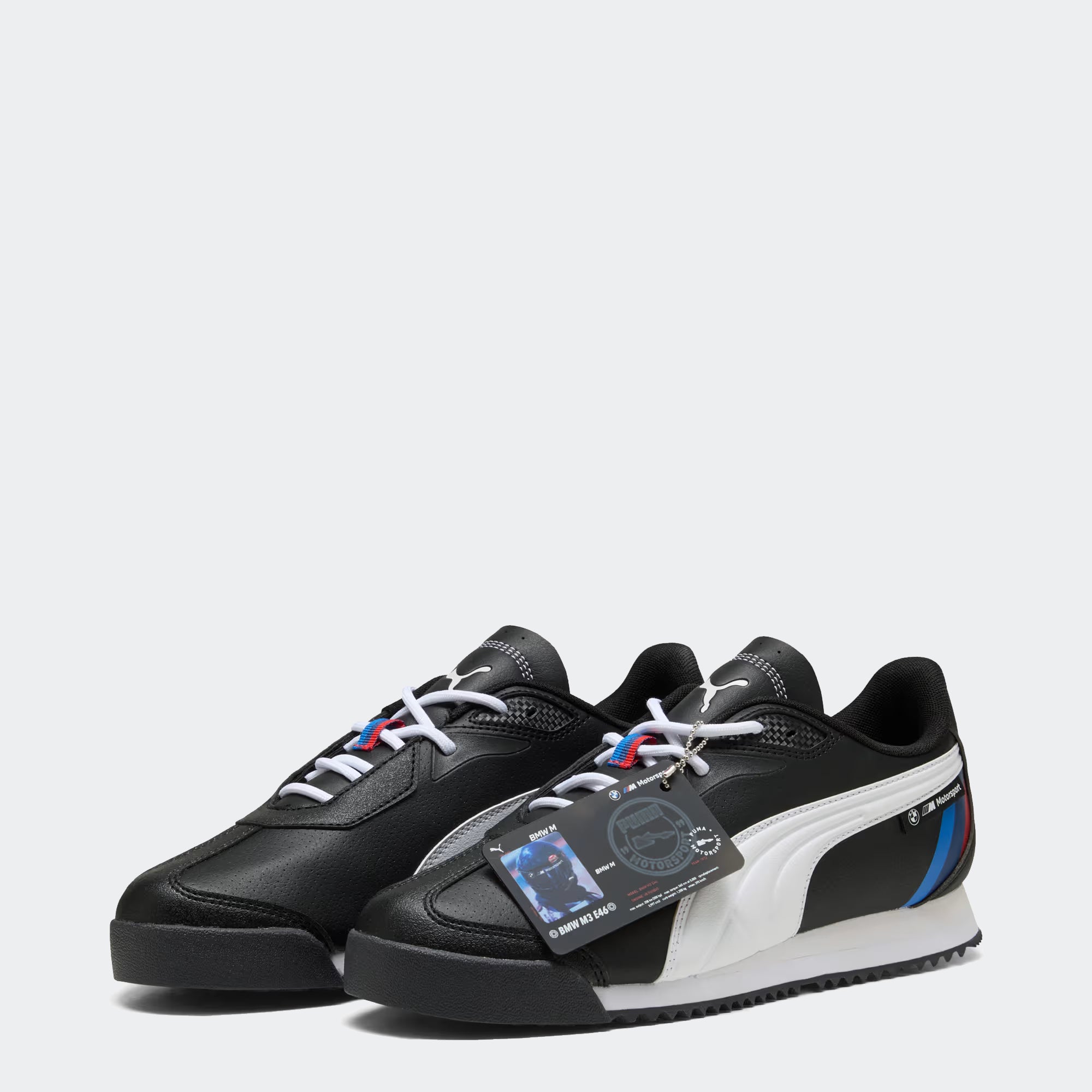Men's PUMA BMW M Motorsport Roma Low Shoes Black
