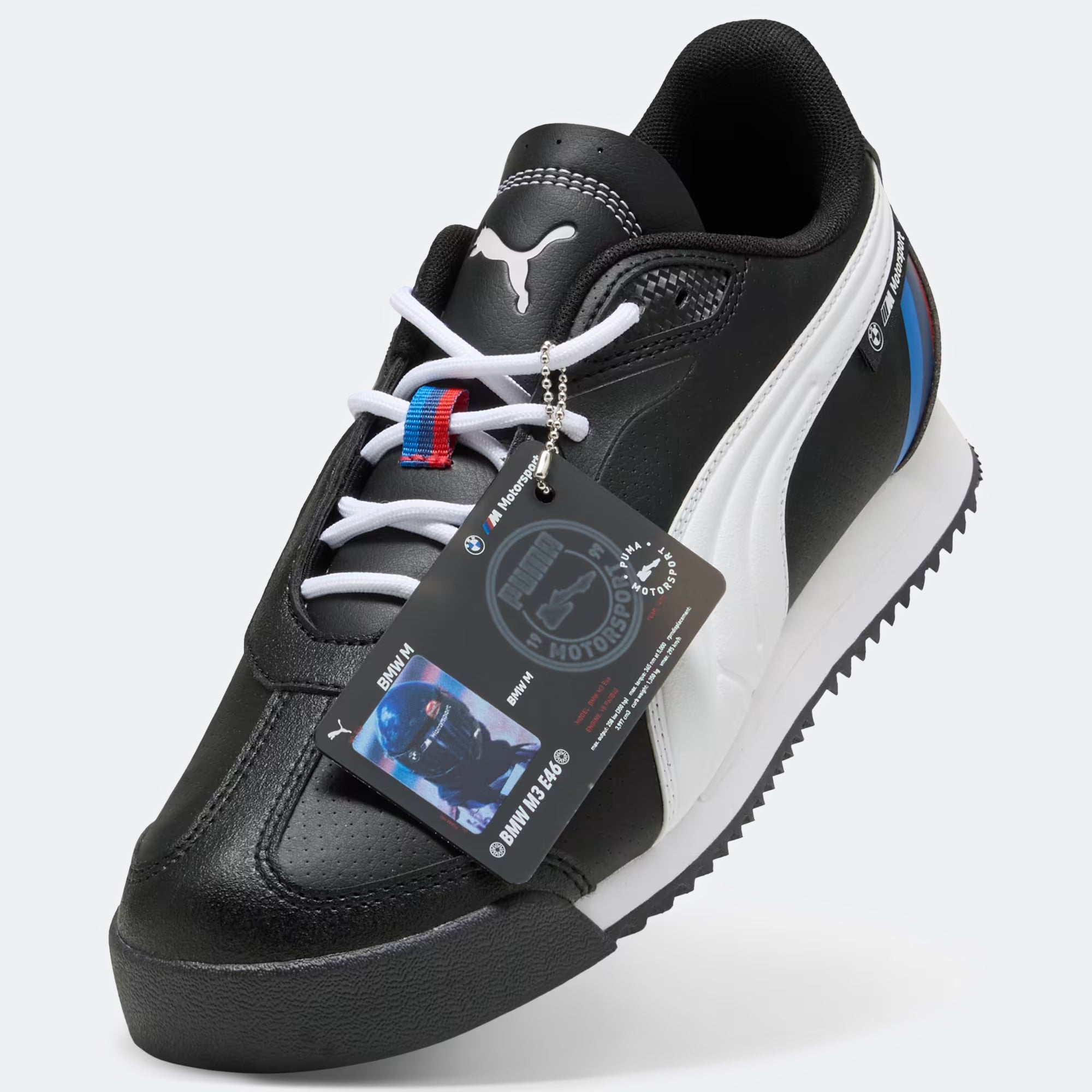 Men's PUMA BMW M Motorsport Roma Low Shoes Black