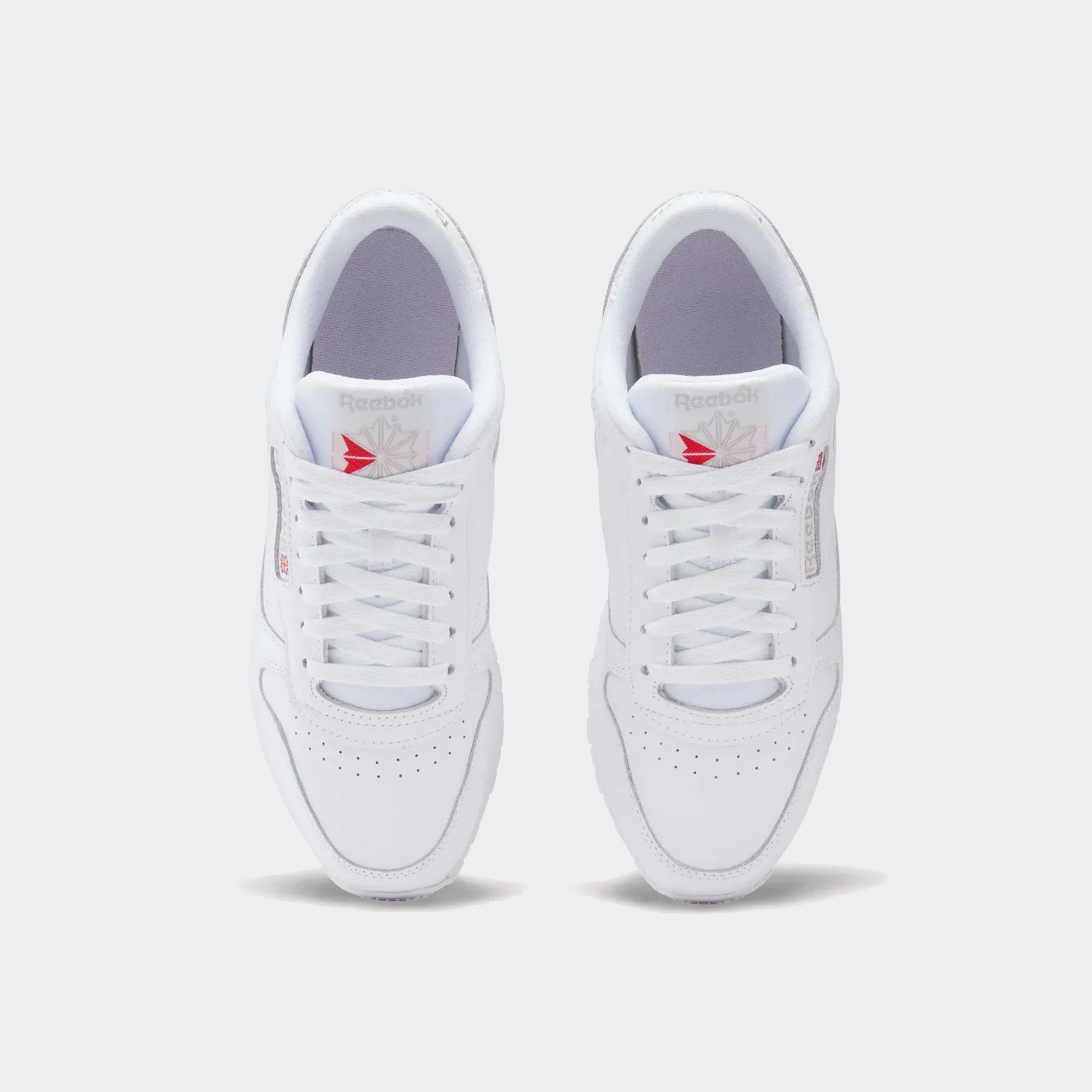 Men's Reebok Classic Leather Shoes White / Pure Grey 3