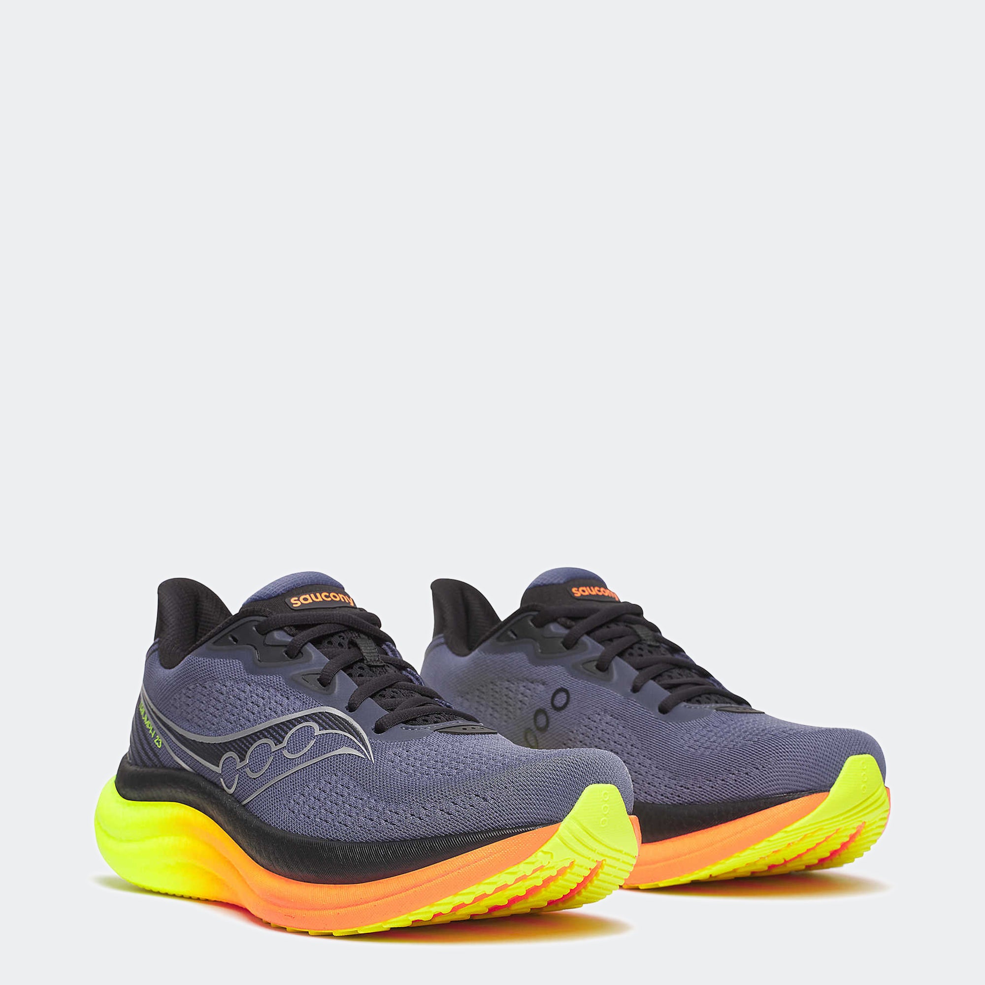 Men's Saucony Triumph 23 Shoes Shadow / Vizi | Chicago City Sports