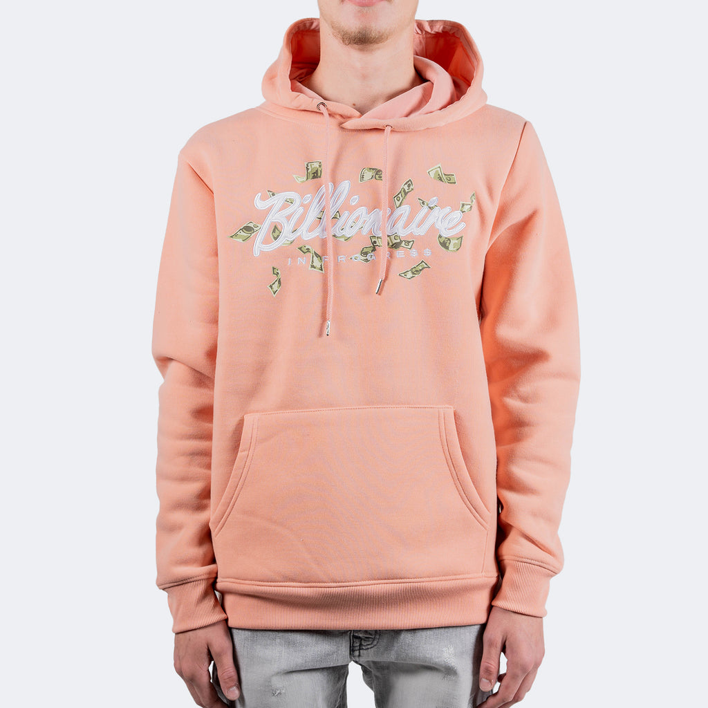 Men's TWO MILL TWENTY Billionaire Cash Money Hoodie Pink