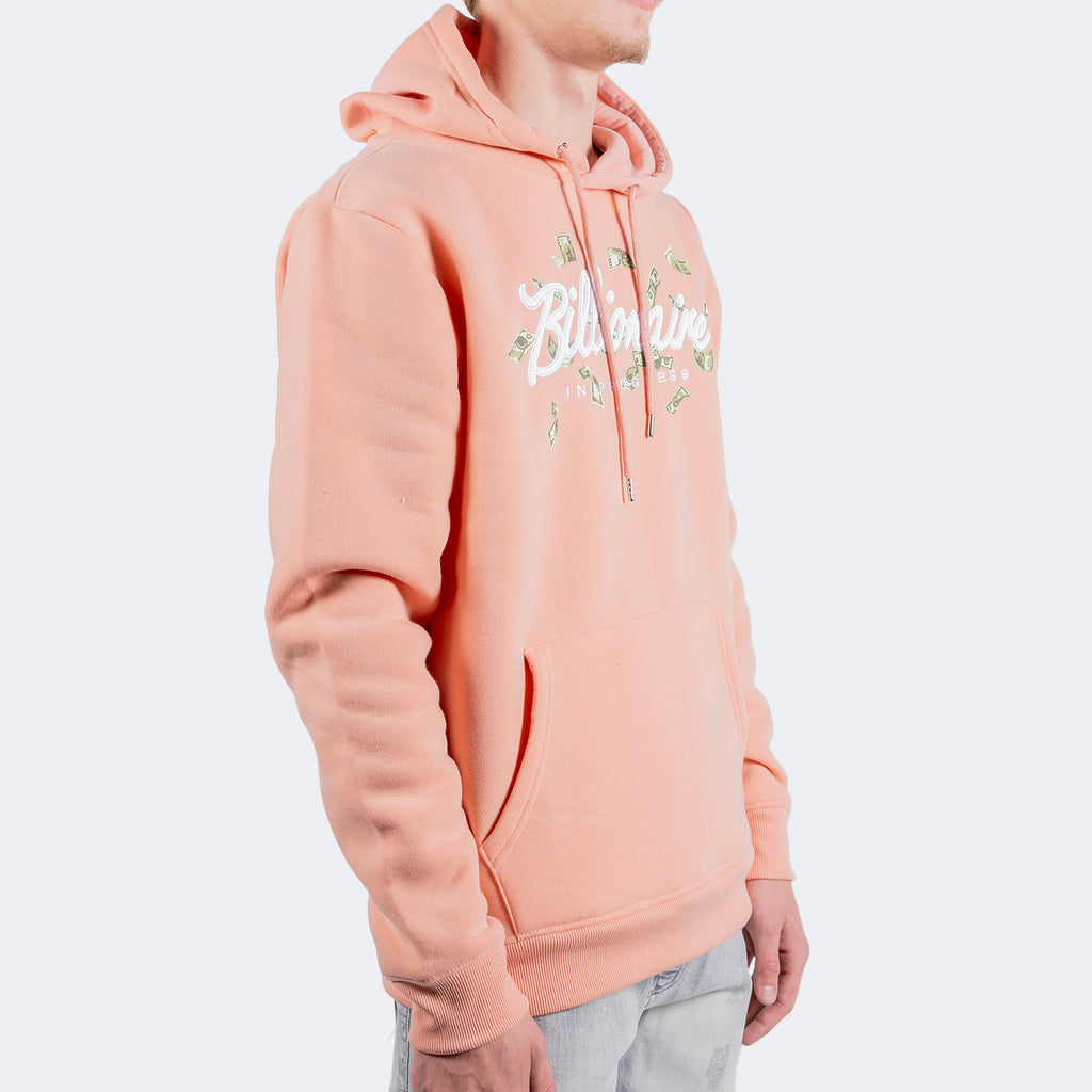 Men's TWO MILL TWENTY Billionaire Cash Money Hoodie Pink