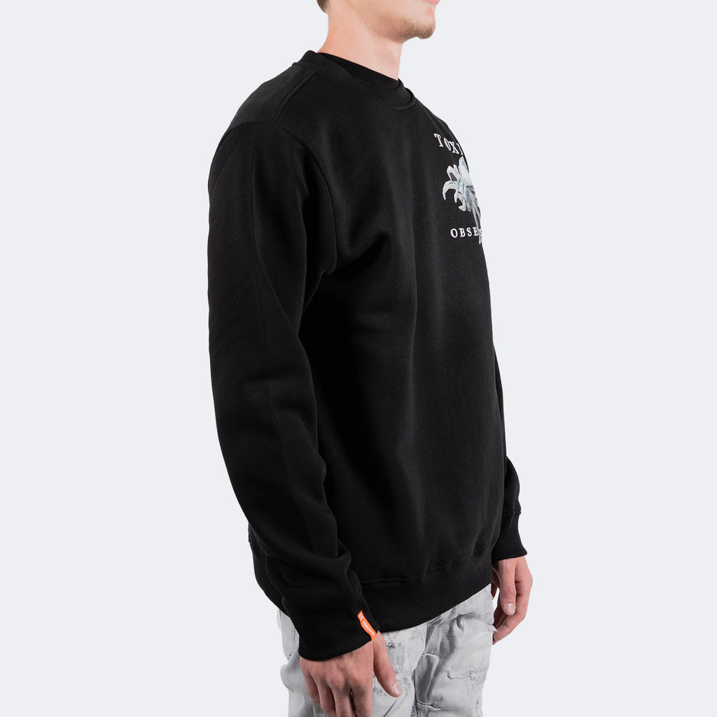 Men's TWO MILL TWENTY Cash Money Origami Scorpion Sweatshirt Black