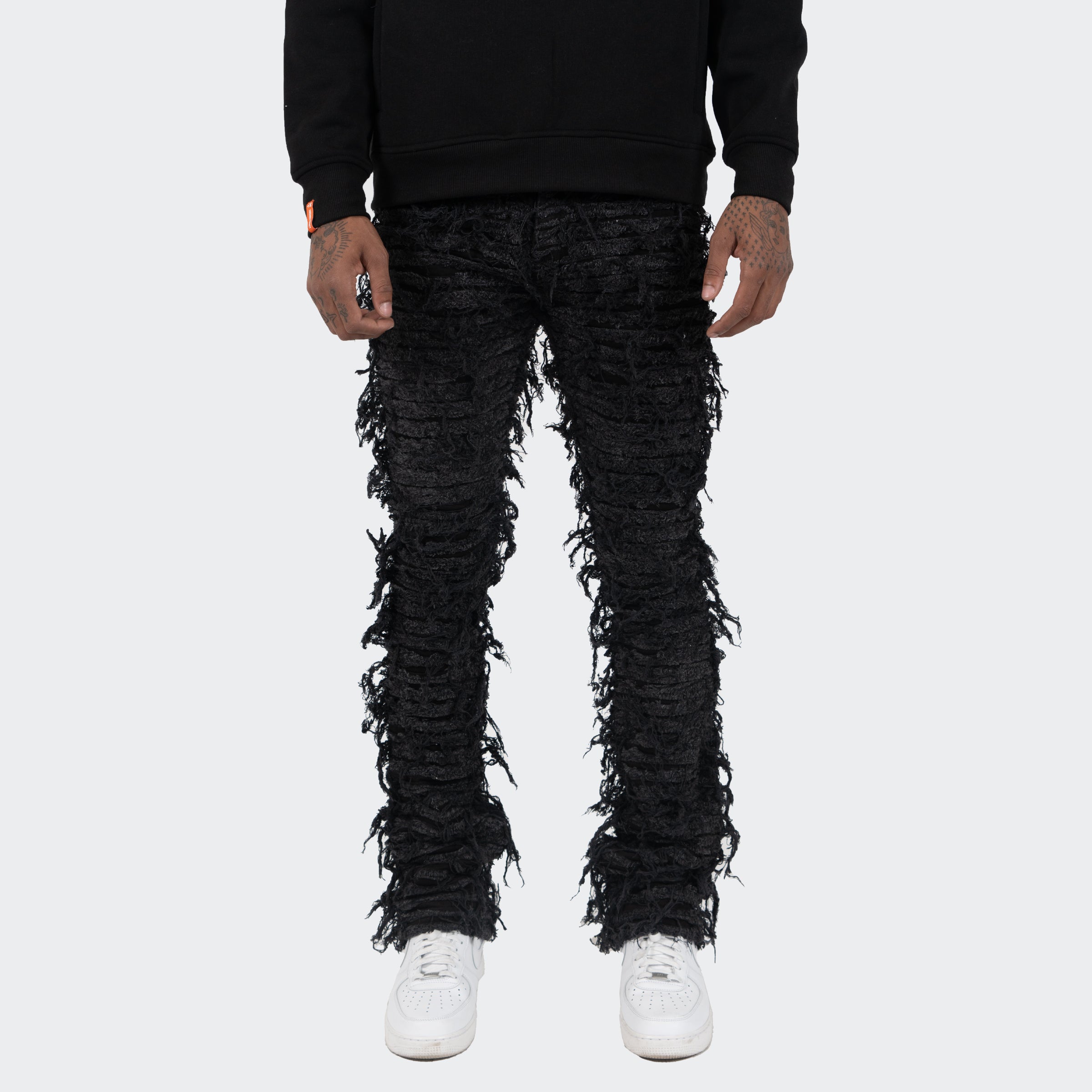 TMTY Logan Textured Skinny Bootcut Stack Jeans | Chicago City Sports