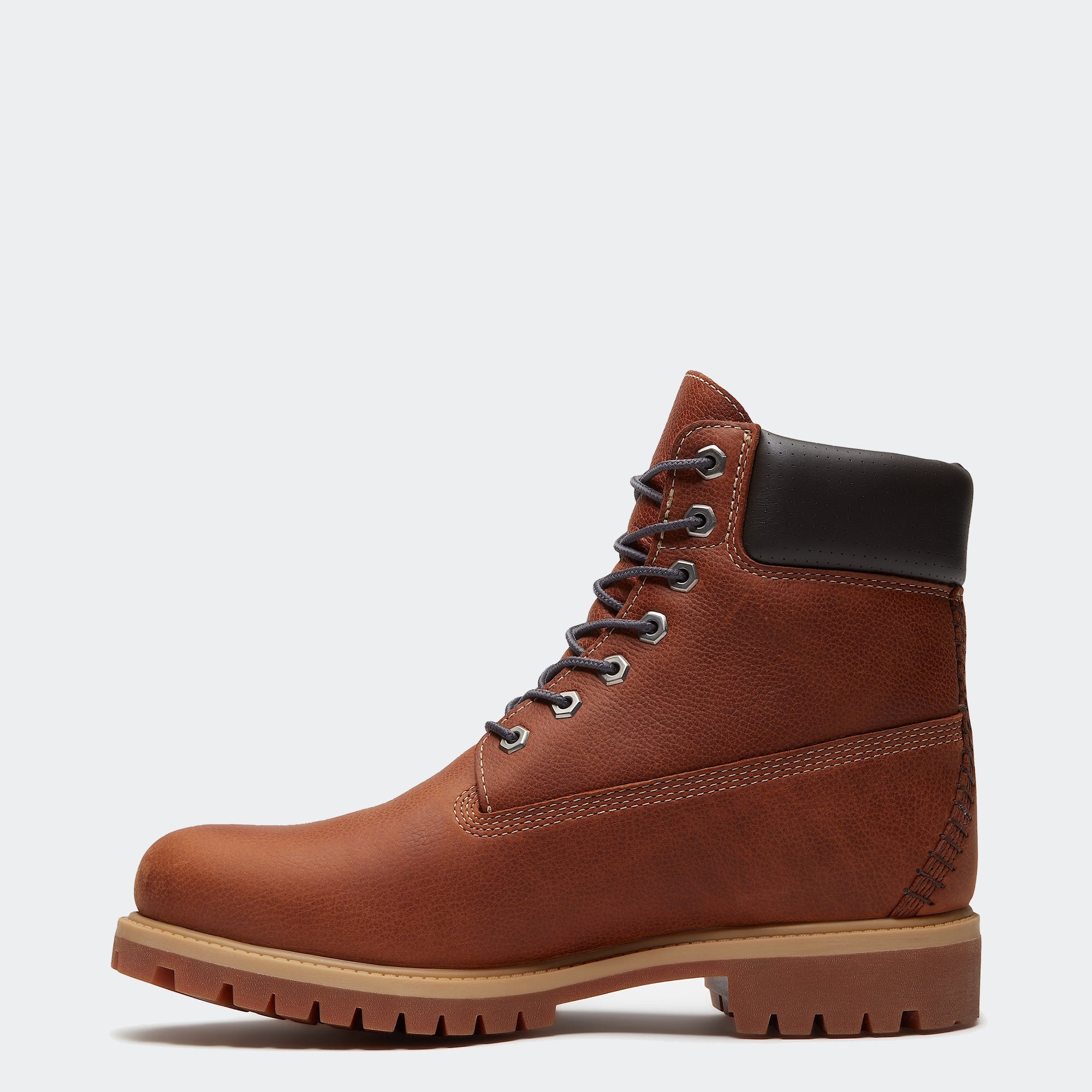 Men's Timberland Road Trip Premium 6-Inch Waterproof Boots Rust Full-Grain