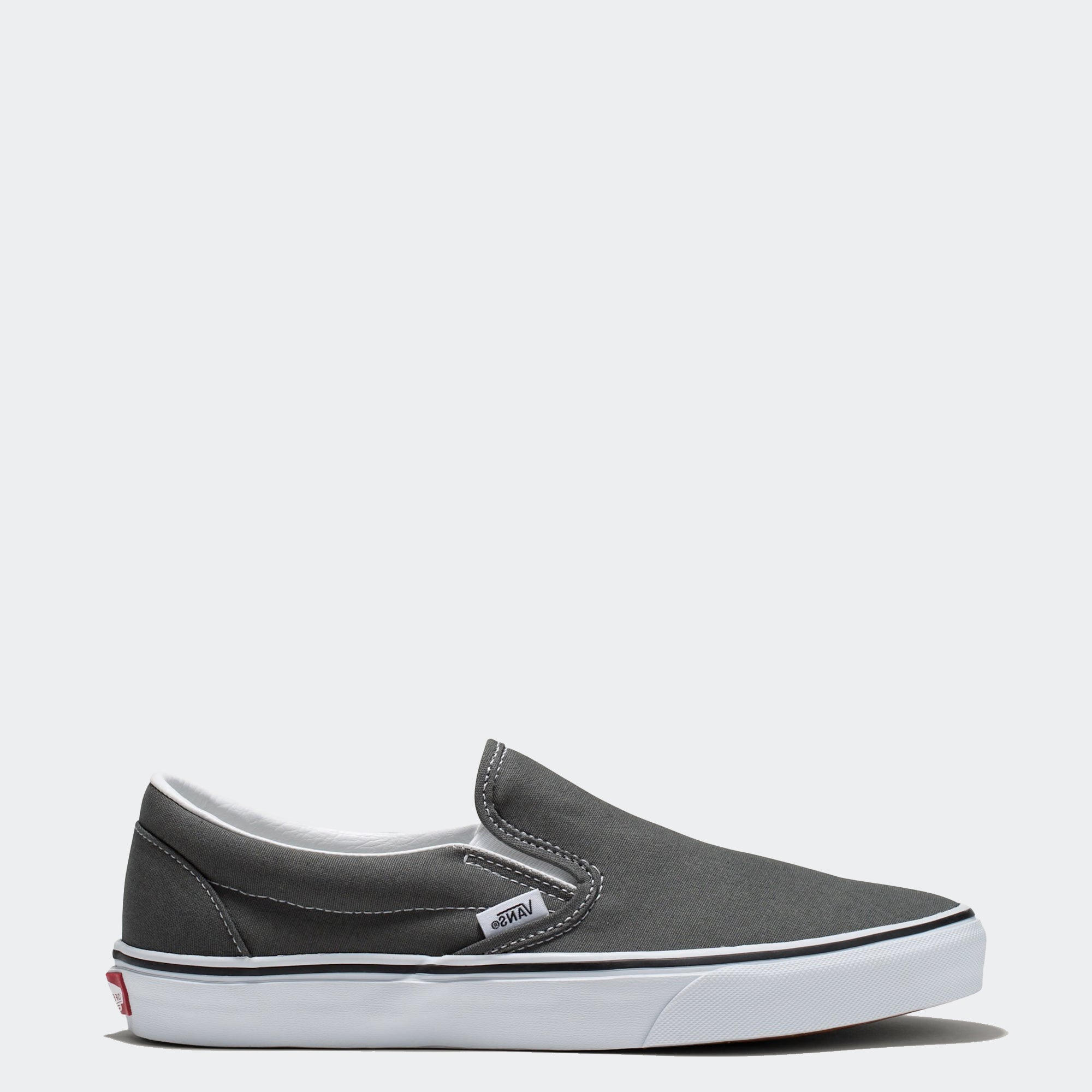 Men's Vans Classic Slip-On Shoes Charcoal Grey
