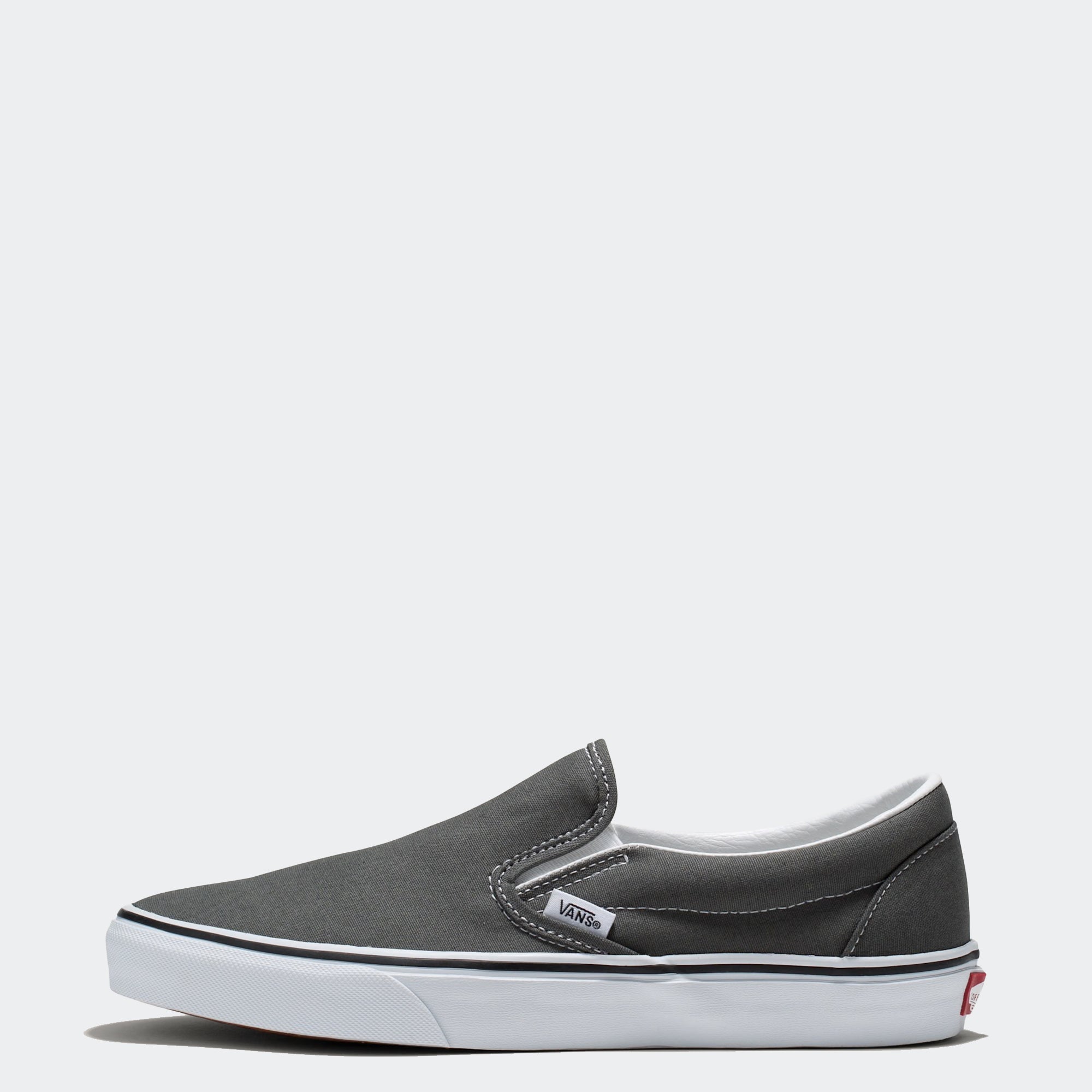 Men's Vans Classic Slip-On Shoes Charcoal Grey